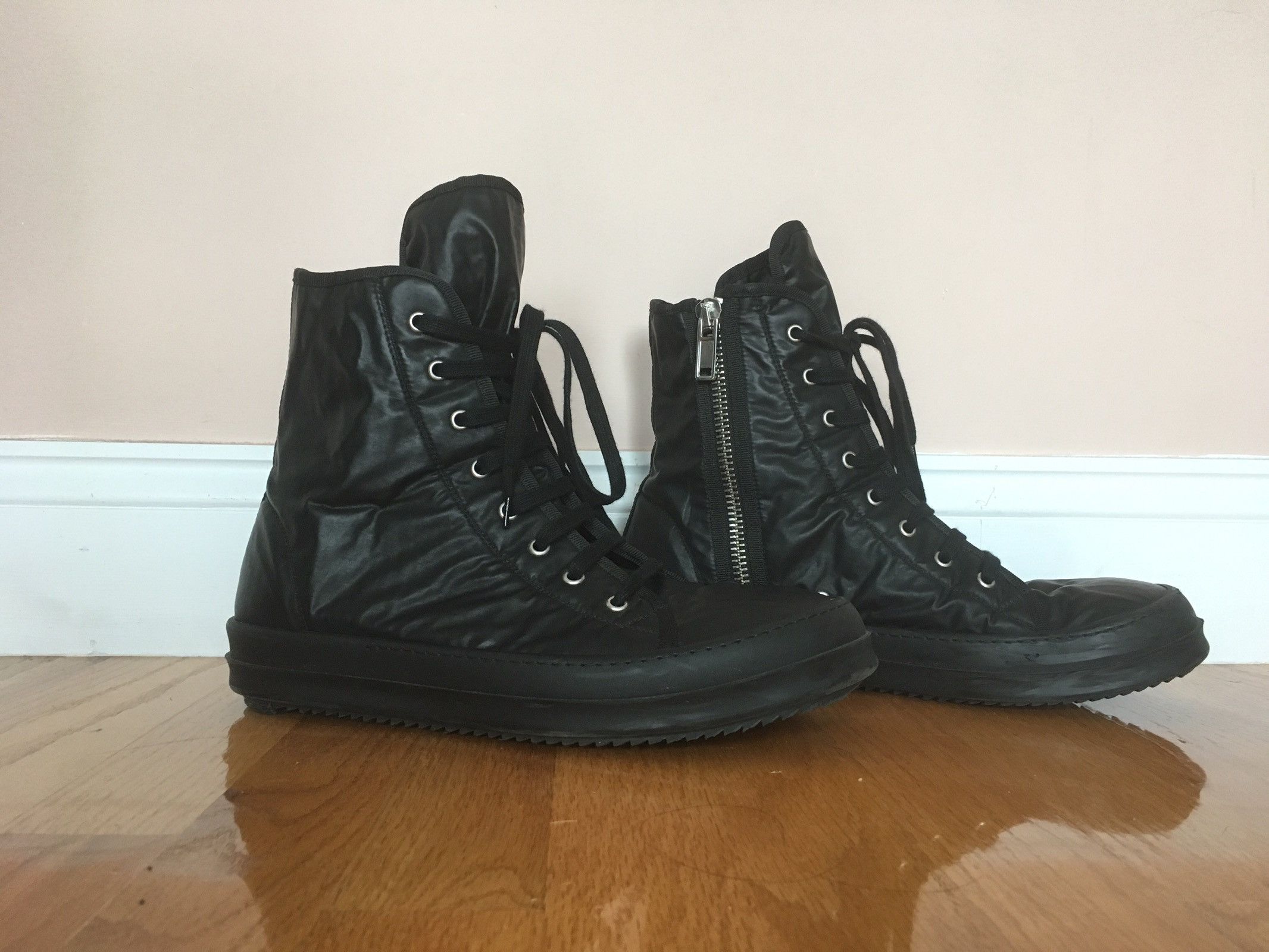 Rick Owens Rick Owens Gomma Vegan Ramones Drkshdw | Grailed