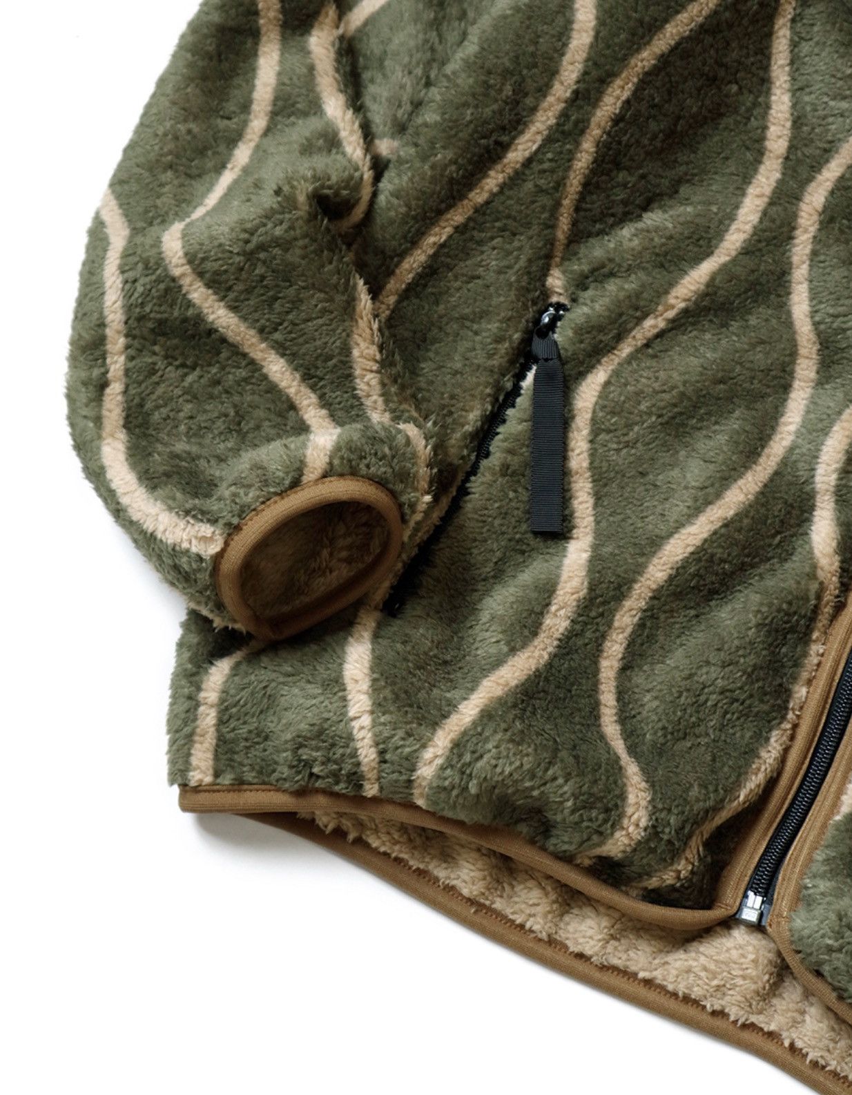 Kapital Kapital sick strip fleece zip sweater jacket size 1 Size US S / EU 44-46 / 1 - 9 Thumbnail