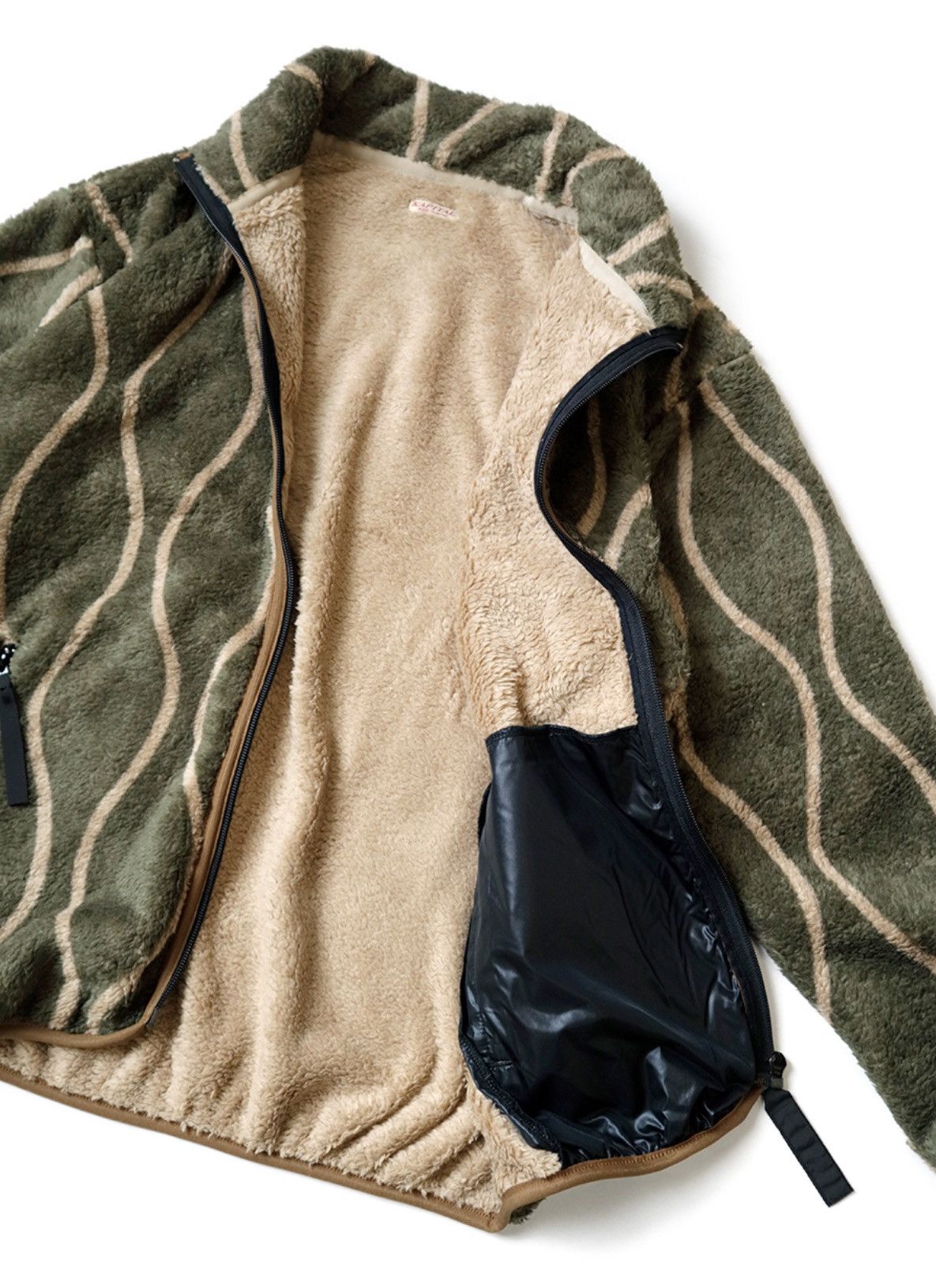 Kapital Kapital sick strip fleece zip sweater jacket size 1 Size US S / EU 44-46 / 1 - 13 Thumbnail
