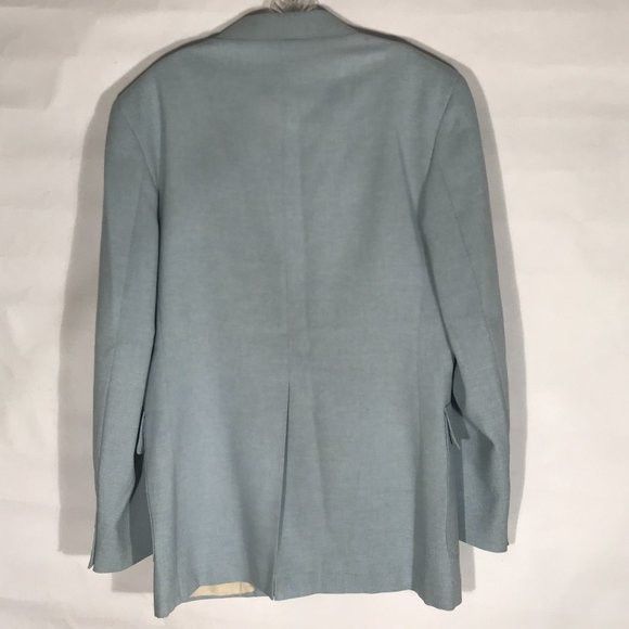 Levi's × Vintage LEVIS Baby Blue VTG Jacket Blazer Sport Coat 44L Size 44L - 6 Thumbnail