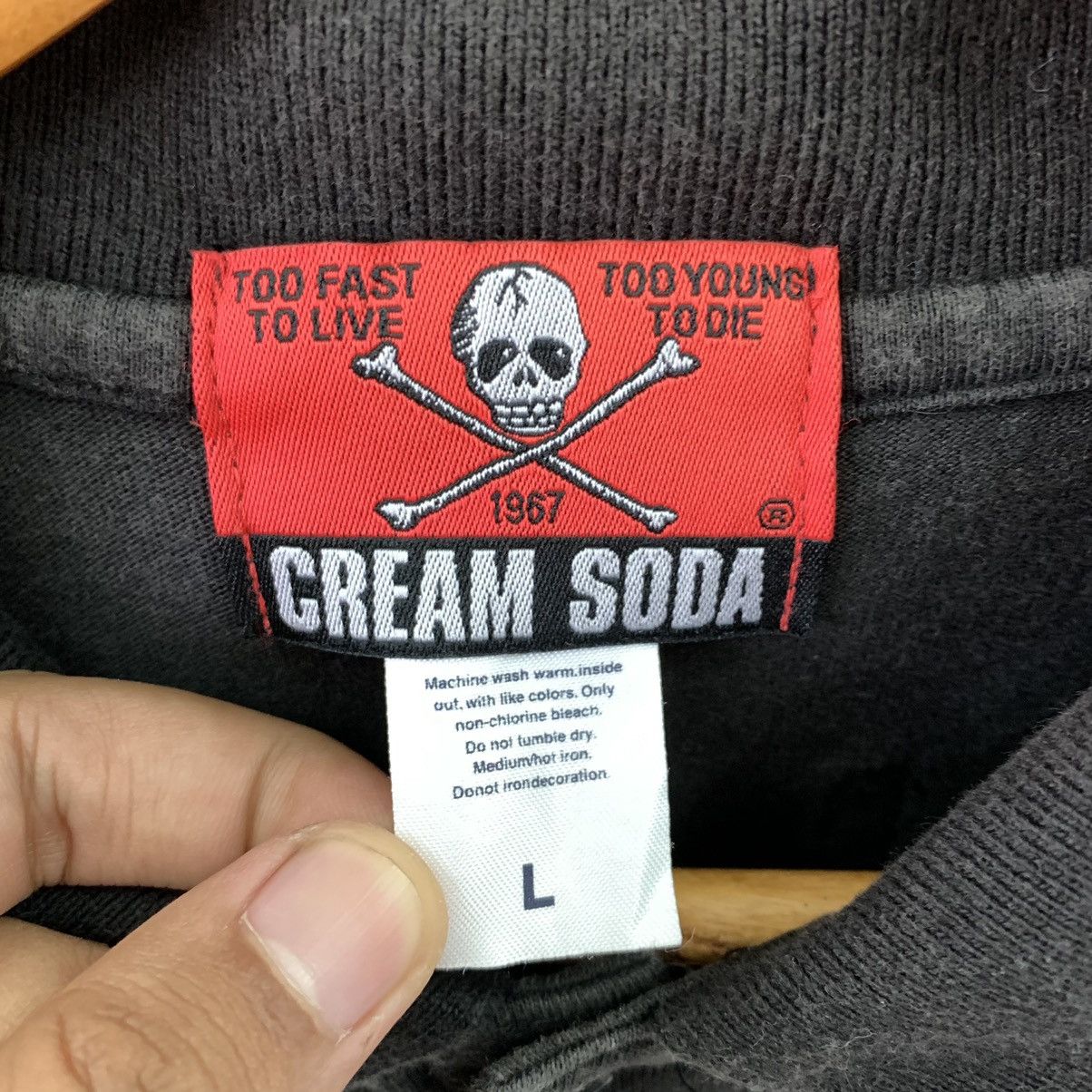 Japanese Brand Cream Soda Skull Design Polo Shirt Size US L / EU 52-54 / 3 - 4 Thumbnail