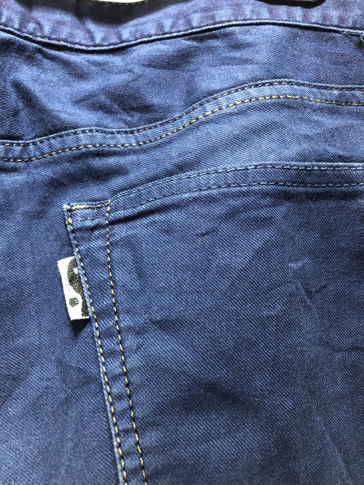 HOLLYWOOD RANCH MARKET HR MARKET Pants Indigo Seilin Co Japan Spandex Slim Size US 34 / EU 50 - 4 Thumbnail