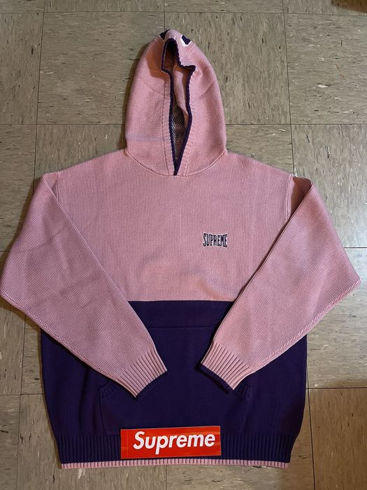 新作通販サイト Supreme 2-Tone Hooded Sweater - トップス