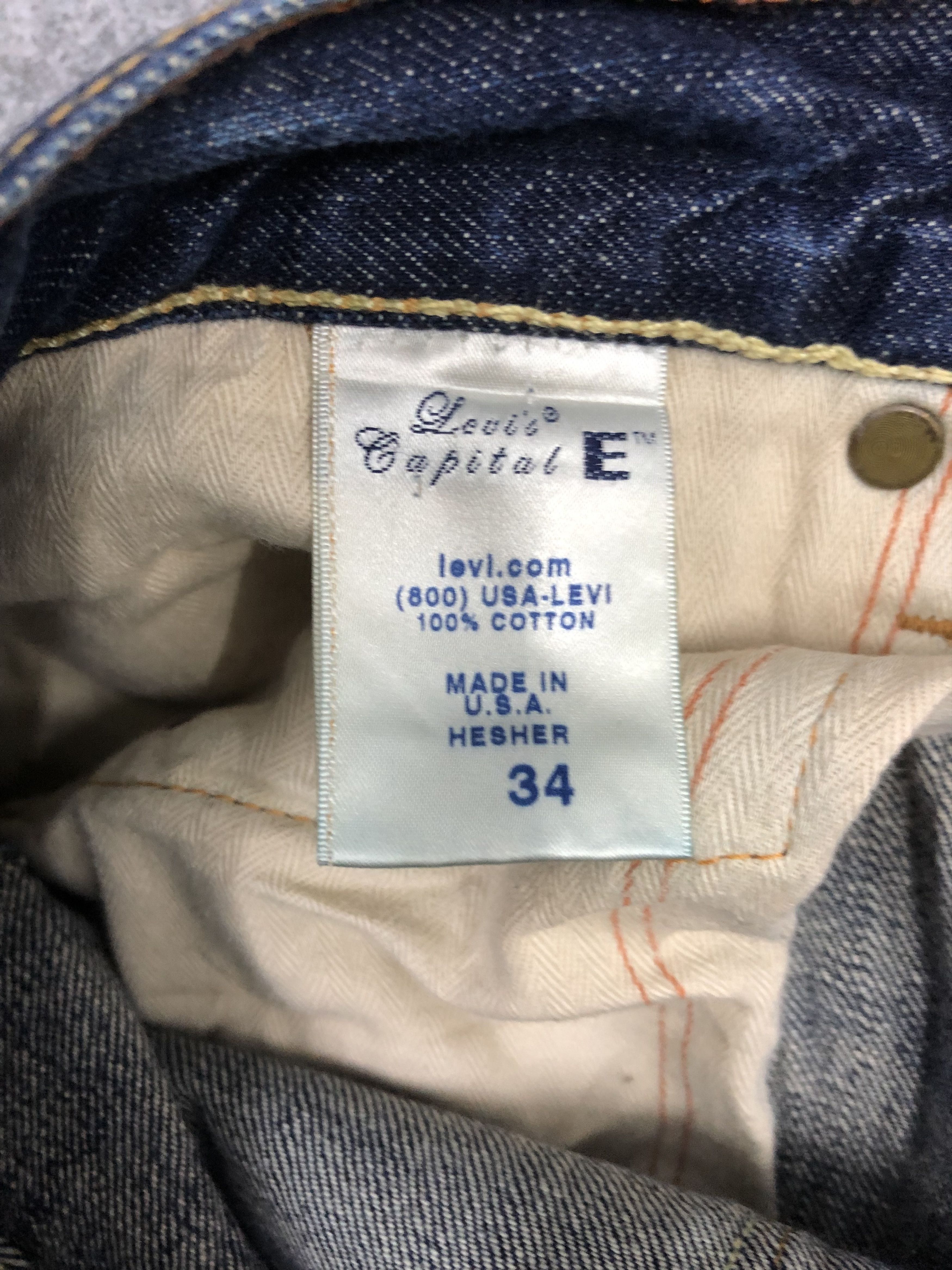 Levi's Vintage Levis Capital E Denim DP1213 Size US 36 / EU 52 - 6 Thumbnail