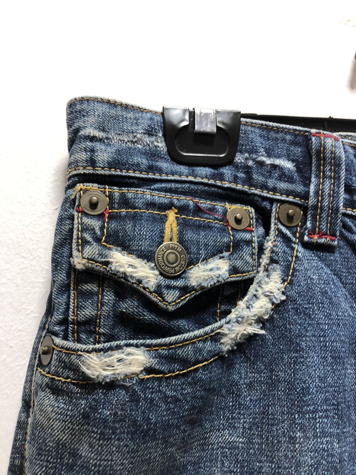 PPFM PPFM Denim Pants 20th Anv Rock N Roll Distressed Size US 32 / EU 48 - 5 Thumbnail
