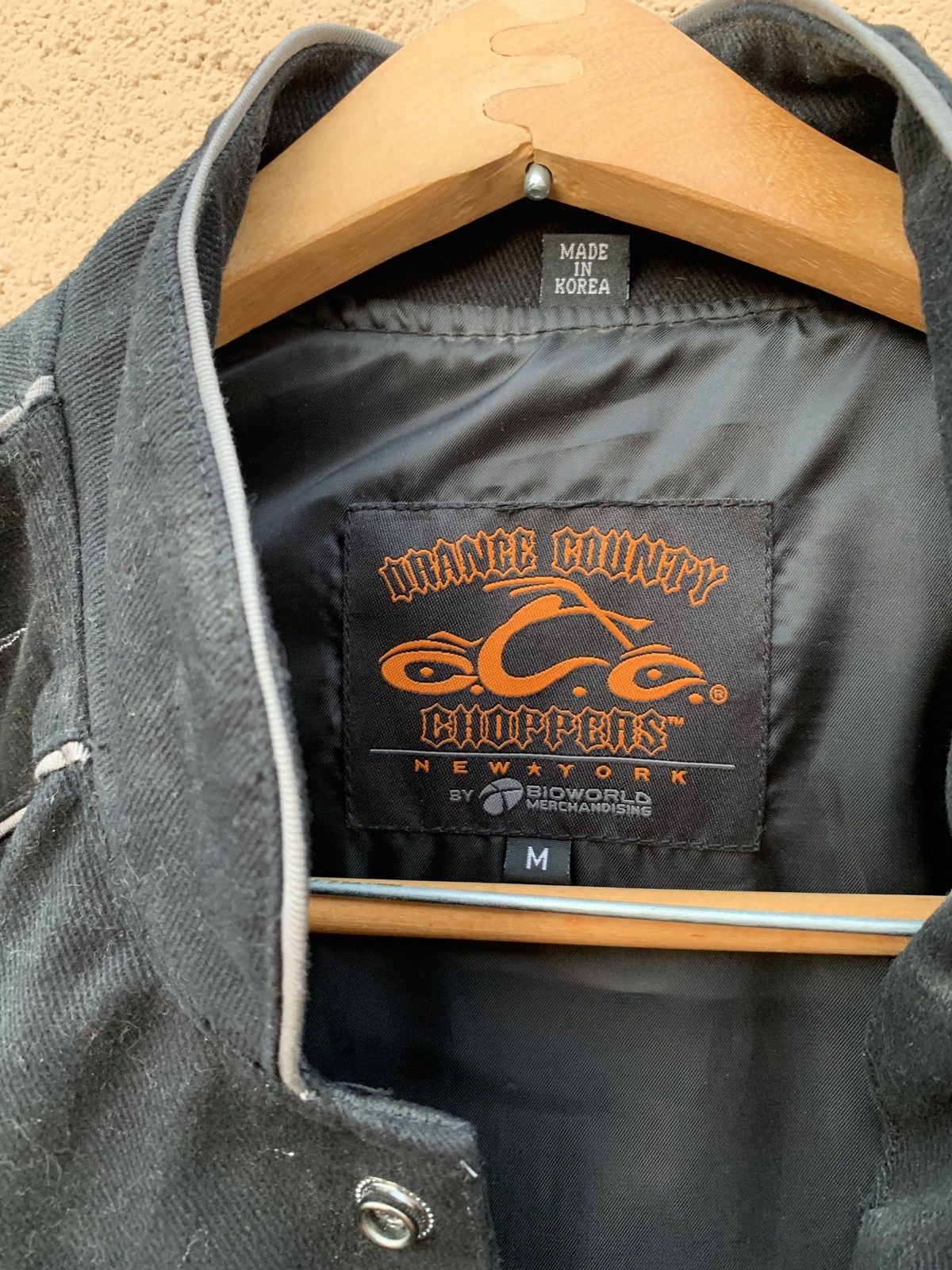 Vintage Vintage Motorcycle Embroidered Jacket aBlack Size US M / EU 48-50 / 2 - 2 Thumbnail