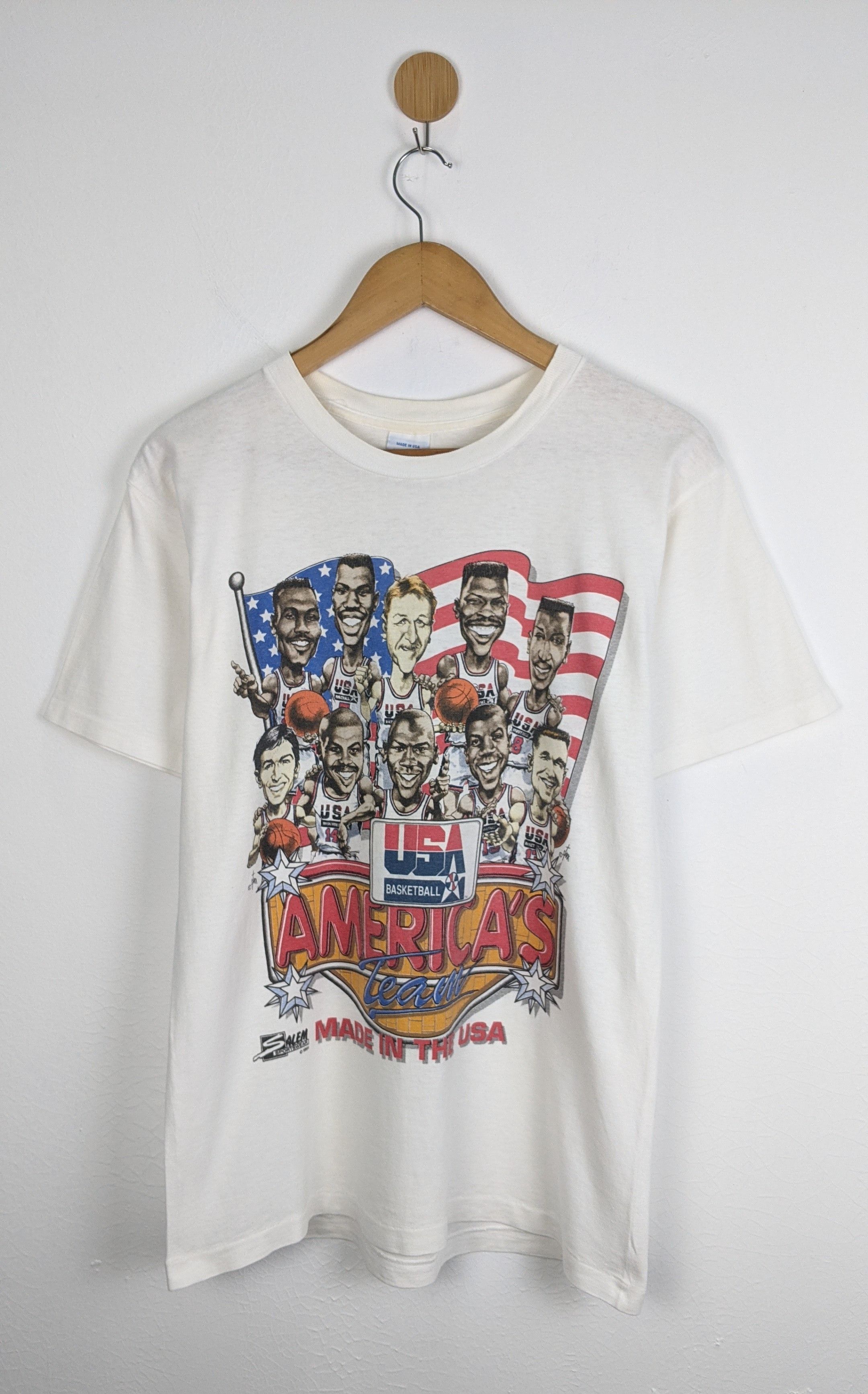 Vintage 90s American Dream Teams 1992 USA NBA shirt