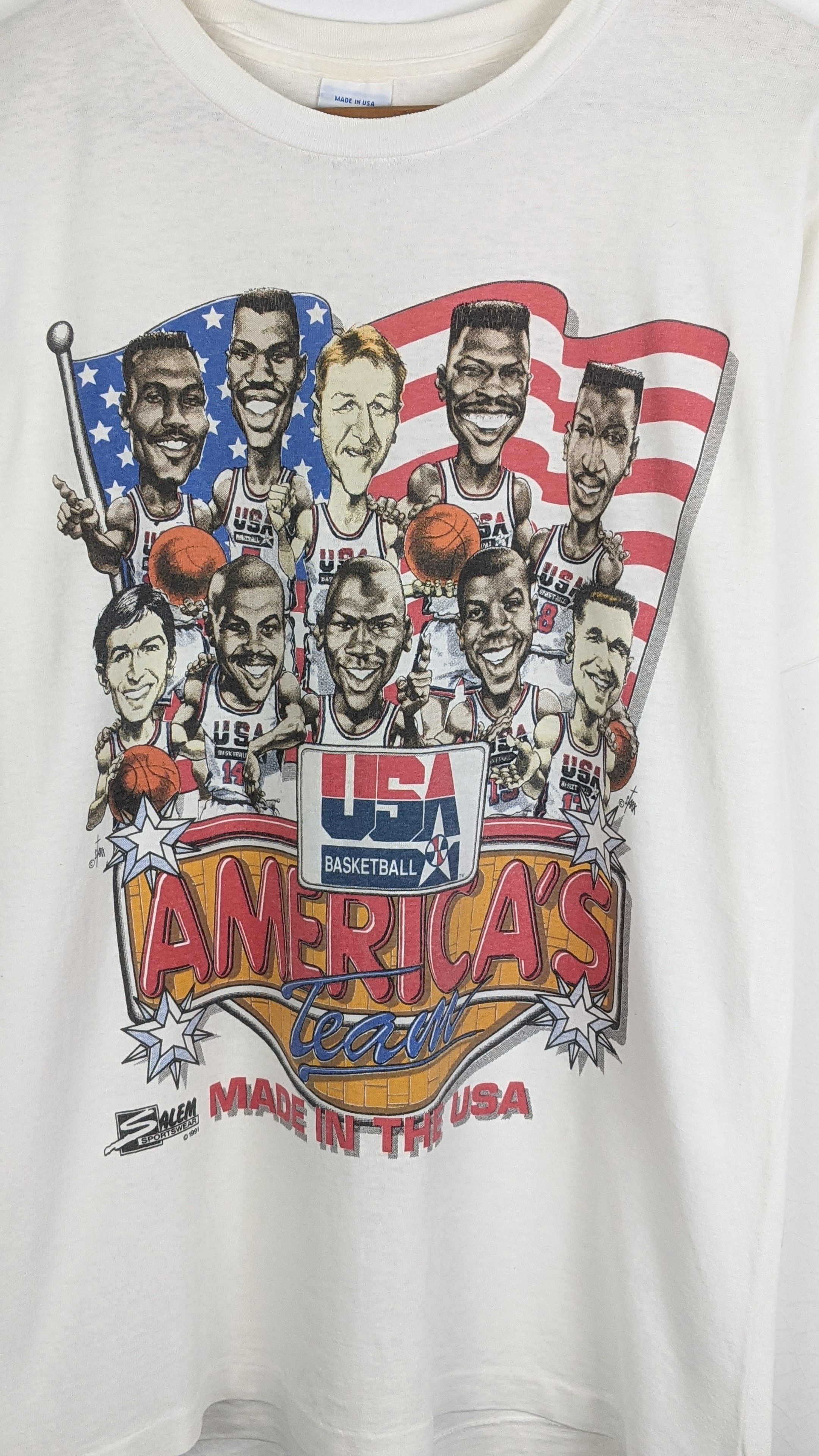 NBA Vintage 90s American Dream Teams 1992 USA NBA shirt Size US M / EU 48-50 / 2 - 3 Thumbnail