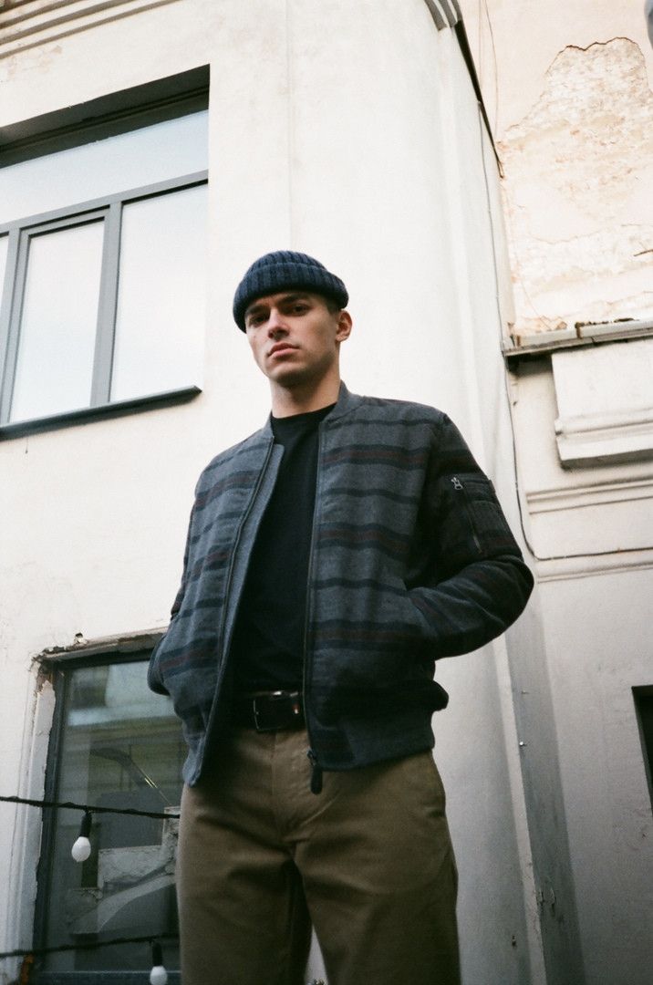 Carhartt Wip NEW Carhartt WIP Gray Wool Perry Bomber Jacket | Grailed