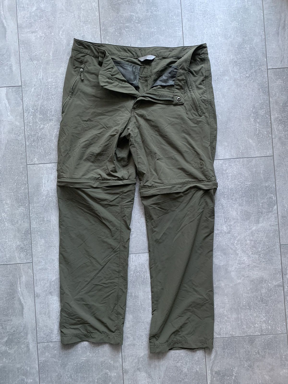 The North Face × Vintage The North Face nylon transformer cargo khaki pants Size US 36 / EU 52 - 1 Thumbnail