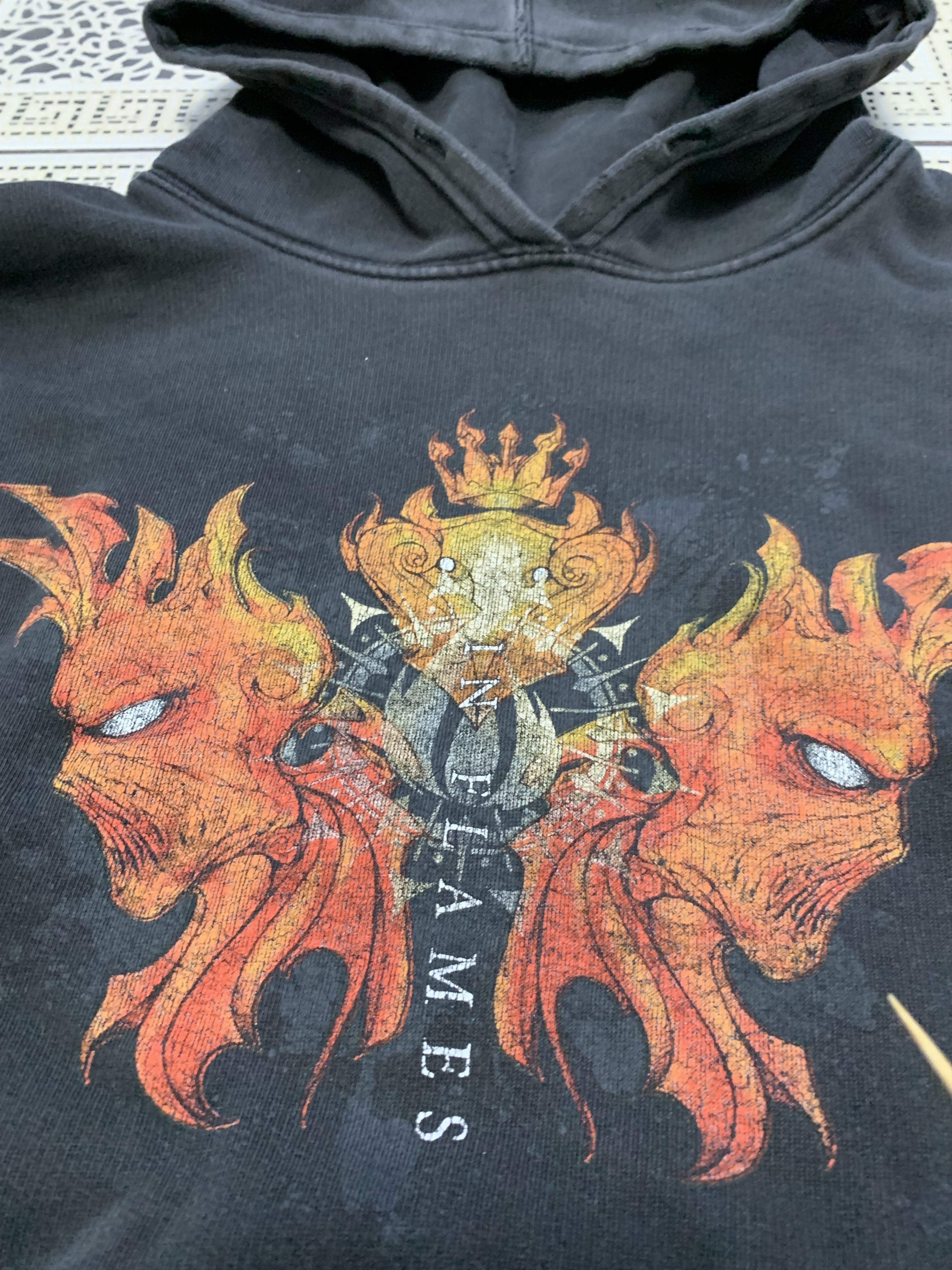 In Flames 90s hoodie vintage