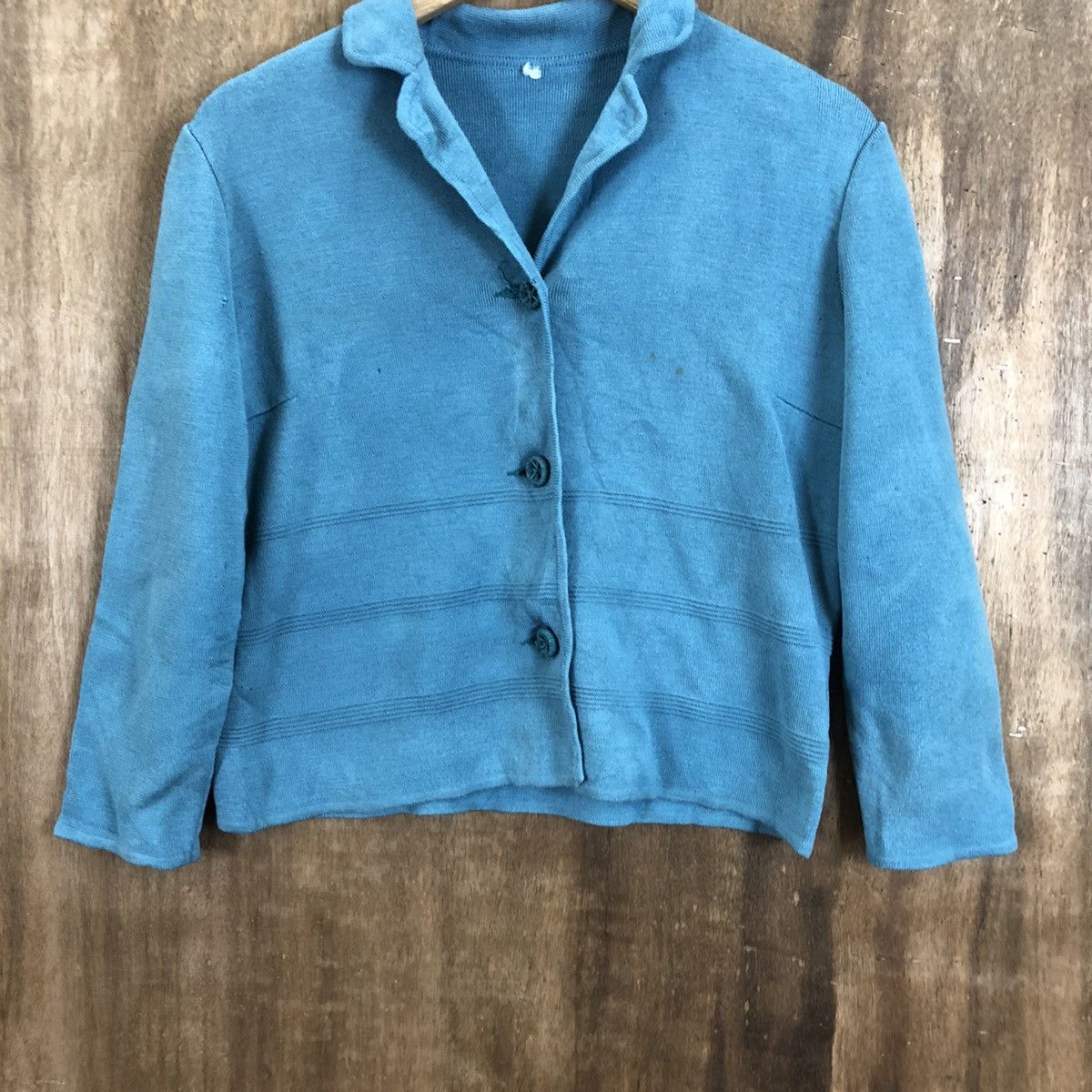 Japanese Brand Japanese Brand Green Cardigan Knitwear Sweater #080 Size US M / EU 48-50 / 2 - 3 Thumbnail