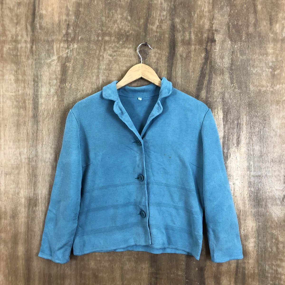 Japanese Brand Japanese Brand Green Cardigan Knitwear Sweater #080 Size US M / EU 48-50 / 2 - 1 Thumbnail