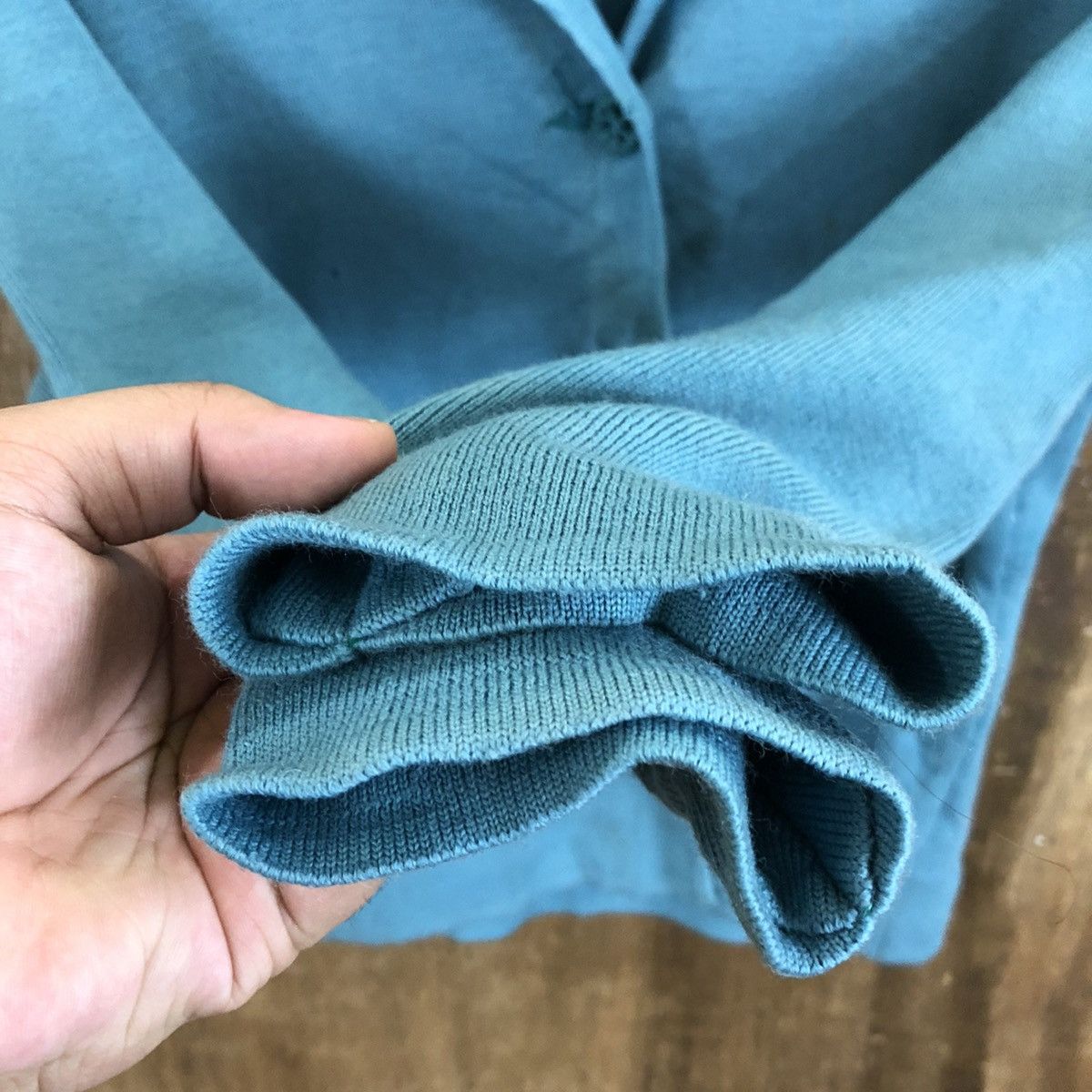 Japanese Brand Japanese Brand Green Cardigan Knitwear Sweater #080 Size US M / EU 48-50 / 2 - 4 Thumbnail