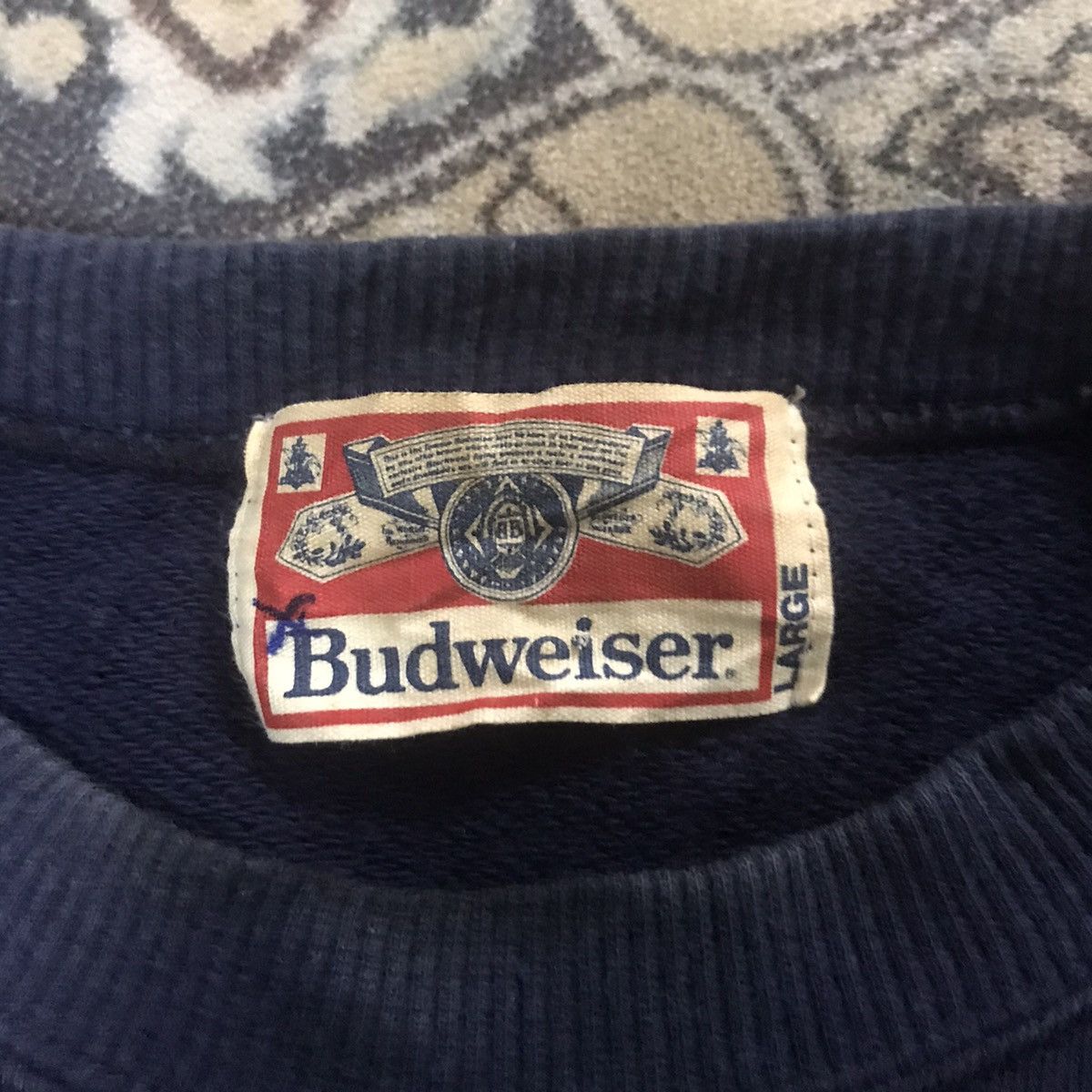 Budweiser Vintage Budweiser Sweatshirt Spellout Size US L / EU 52-54 / 3 - 10 Thumbnail