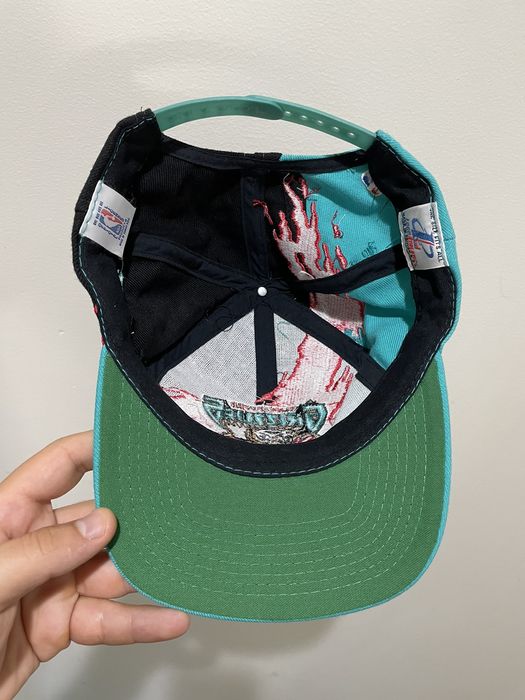 Vintage 90s Vancouver grizzlies splash logo athletic SnapBack hat