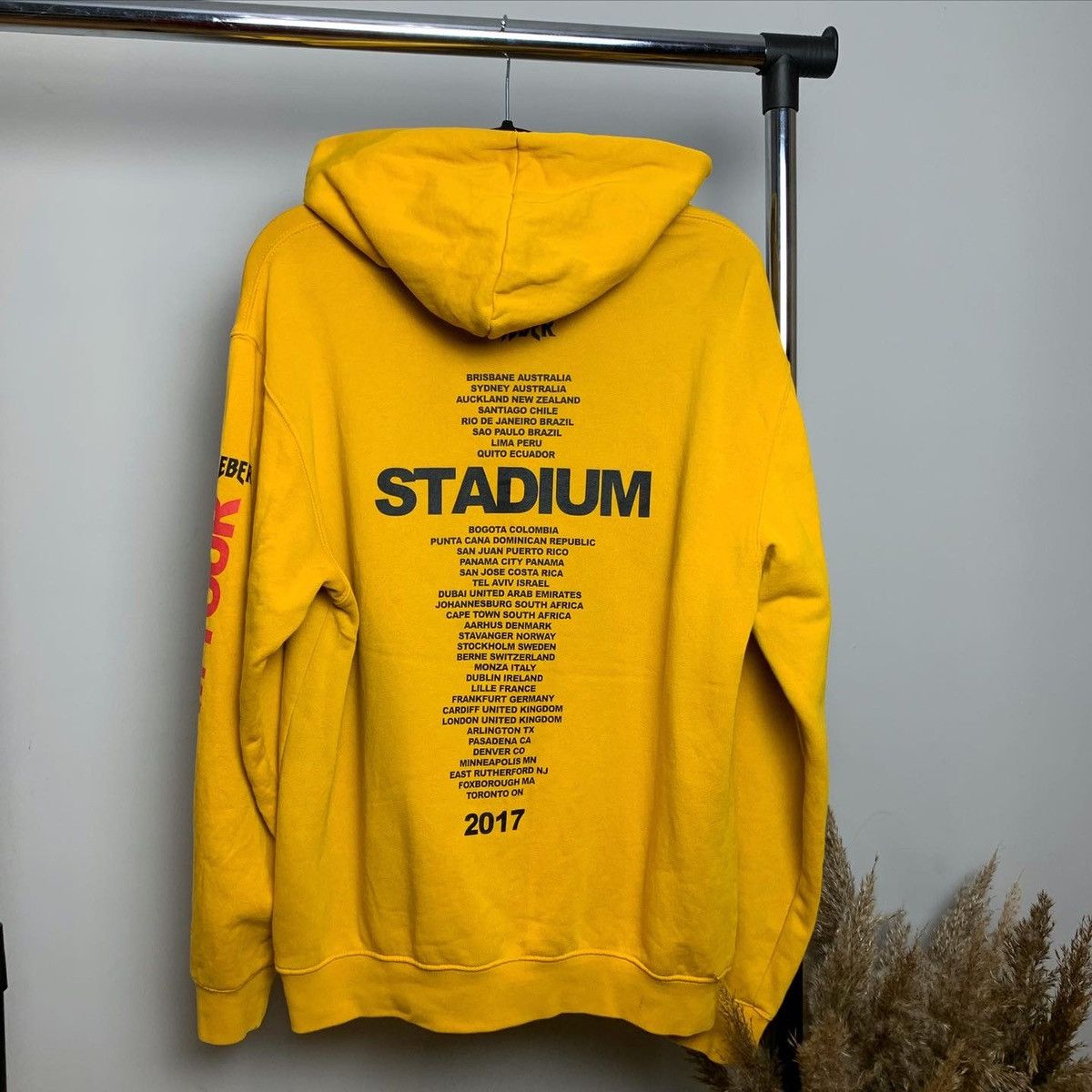 Justin Bieber Justin Bieber x H&M Stadium Tour Printed Hooded Sweat Hoodie Size US M / EU 48-50 / 2 - 2 Thumbnail