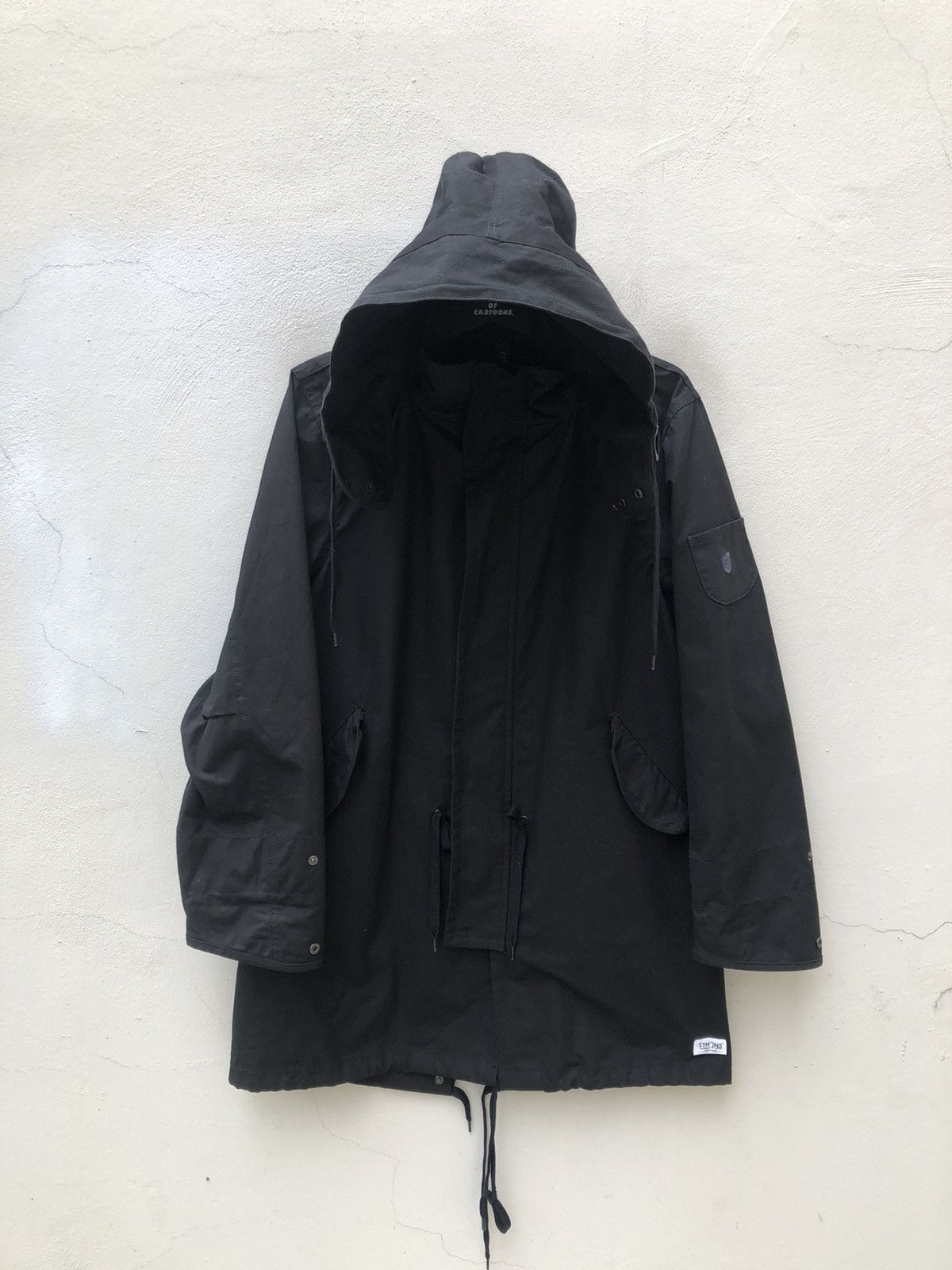 Factotum Factotum Japan “ SAMPLE “ Hooded Black Fishtail Parka | Grailed