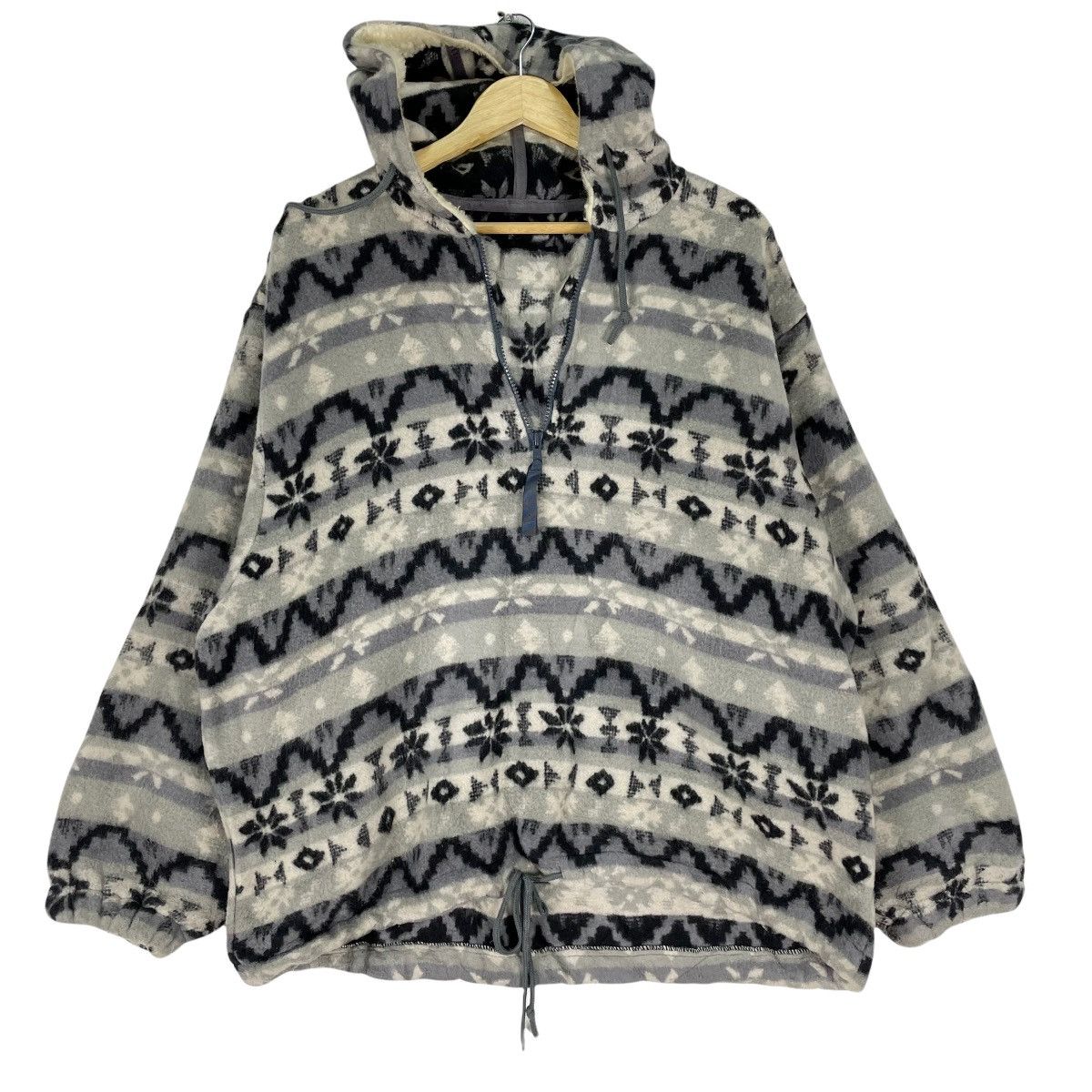 RONCELNI Hoodie Half Zipper Graphic Art Sweatshirt
