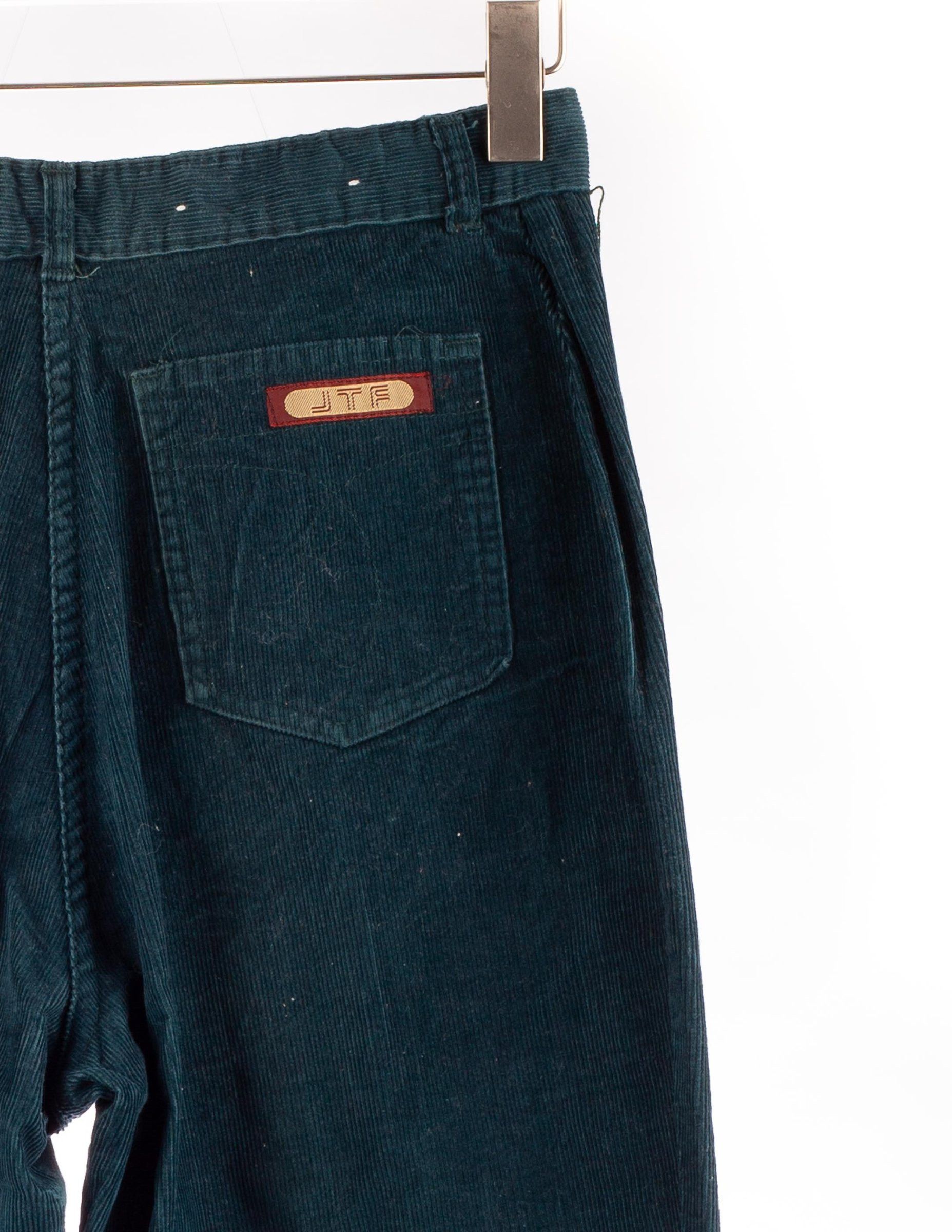 Vintage Vintage Second Hand Corduroy Pants Plain Look Tuerkis Size US 30 / EU 46 - 3 Thumbnail