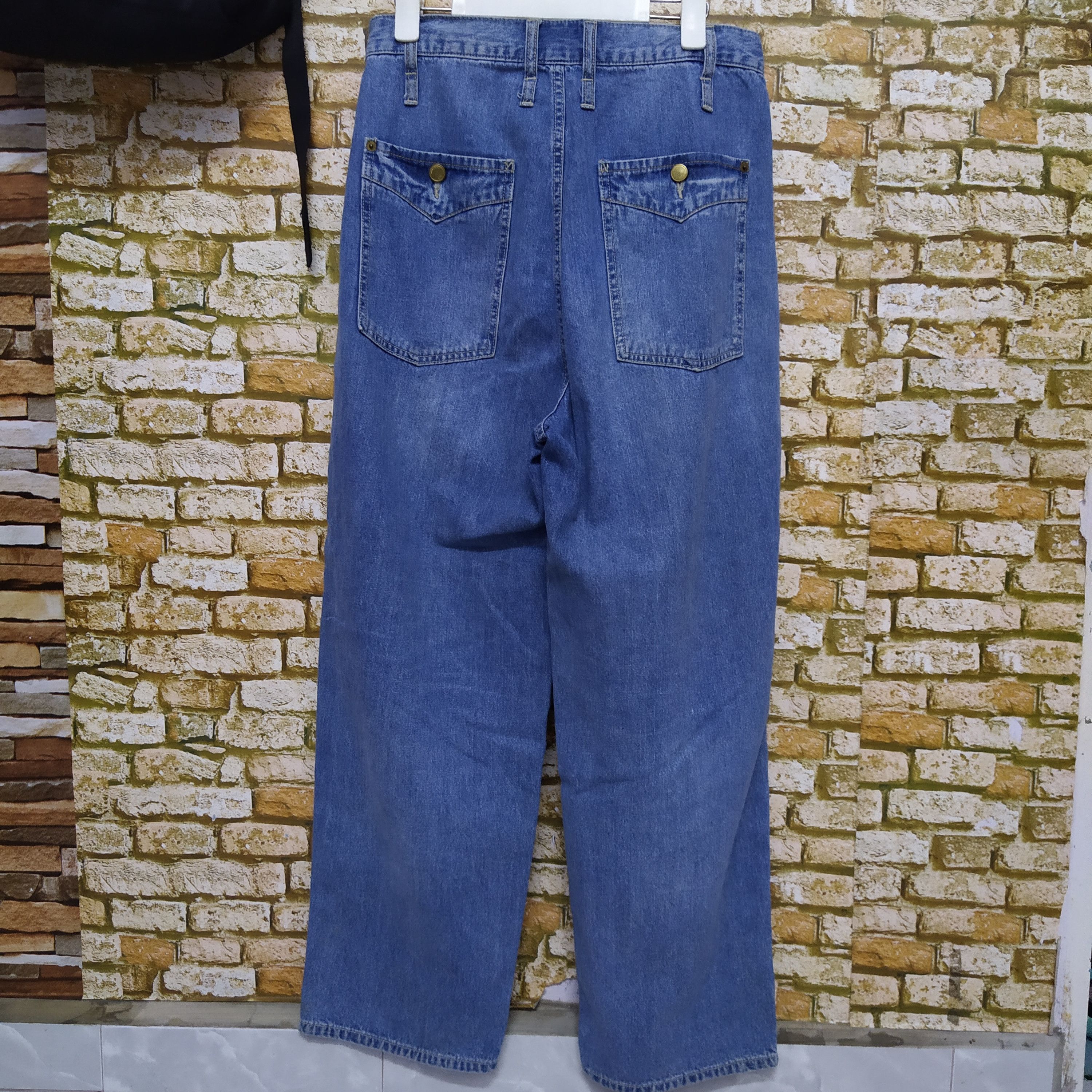 Japanese Brand CEPO JAPAN WORKWEAR ART DENIM LIKE ORSLOW KAPITAL (D221) Size US 30 / EU 46 - 4 Thumbnail