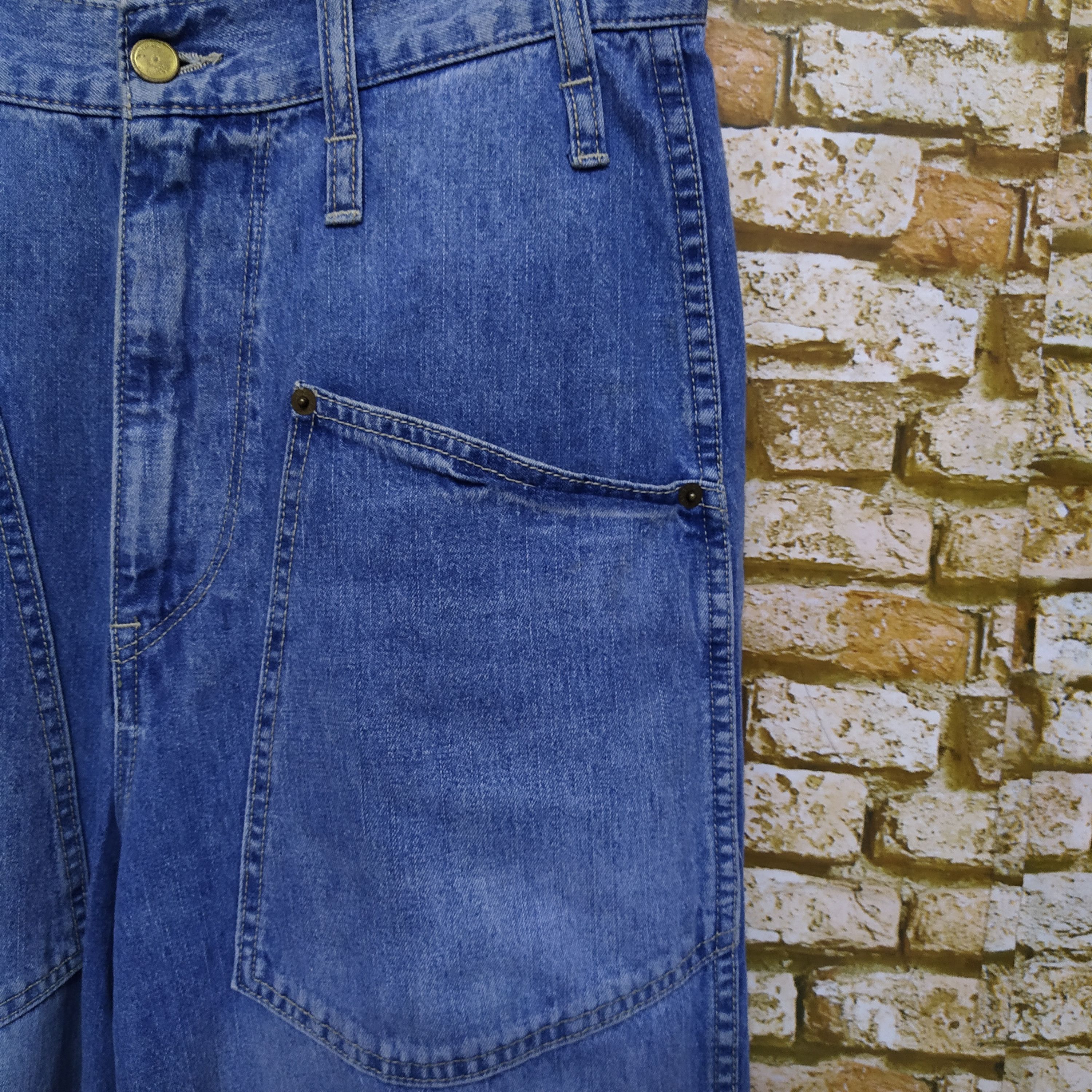 Japanese Brand CEPO JAPAN WORKWEAR ART DENIM LIKE ORSLOW KAPITAL (D221) Size US 30 / EU 46 - 2 Thumbnail