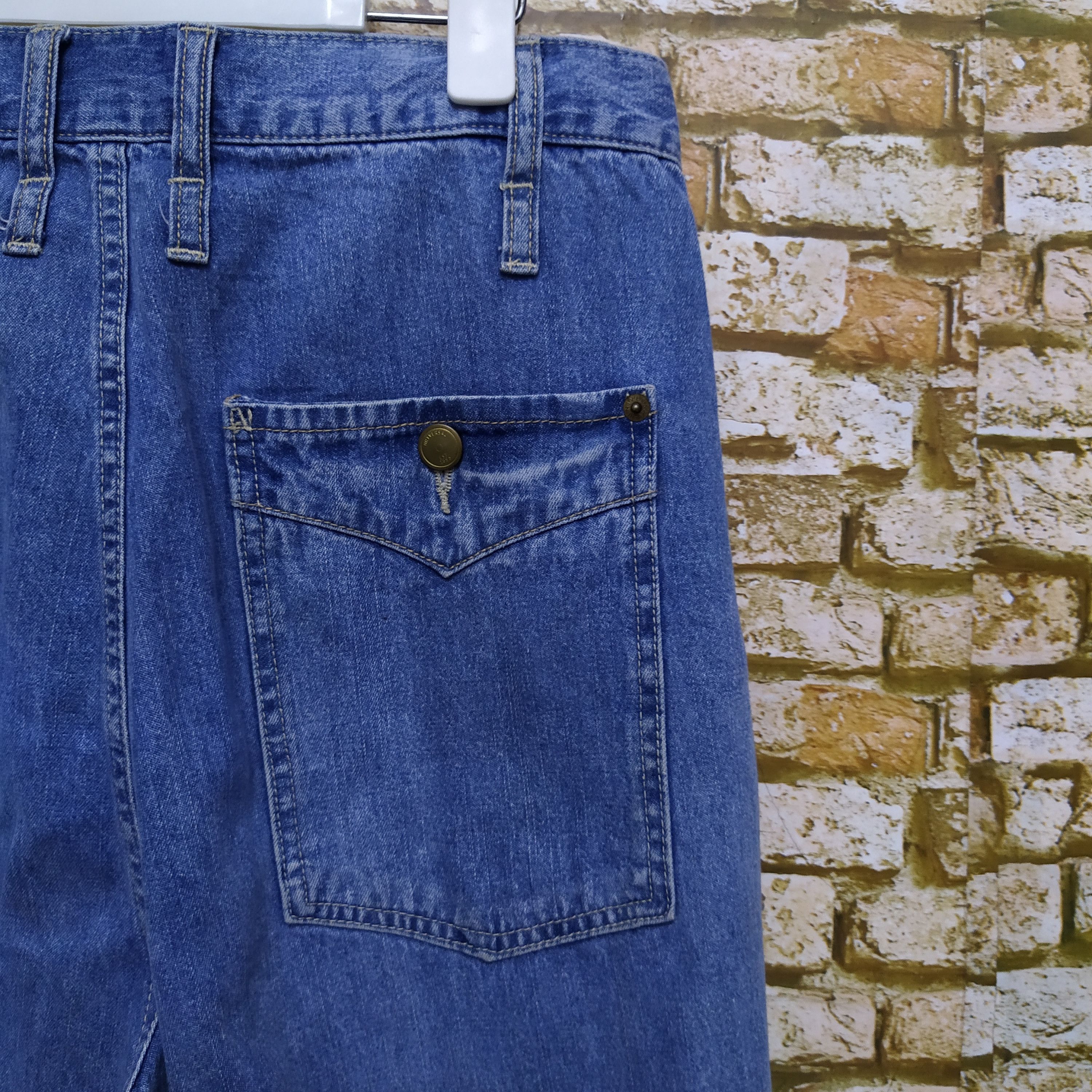 Japanese Brand CEPO JAPAN WORKWEAR ART DENIM LIKE ORSLOW KAPITAL (D221) Size US 30 / EU 46 - 5 Thumbnail
