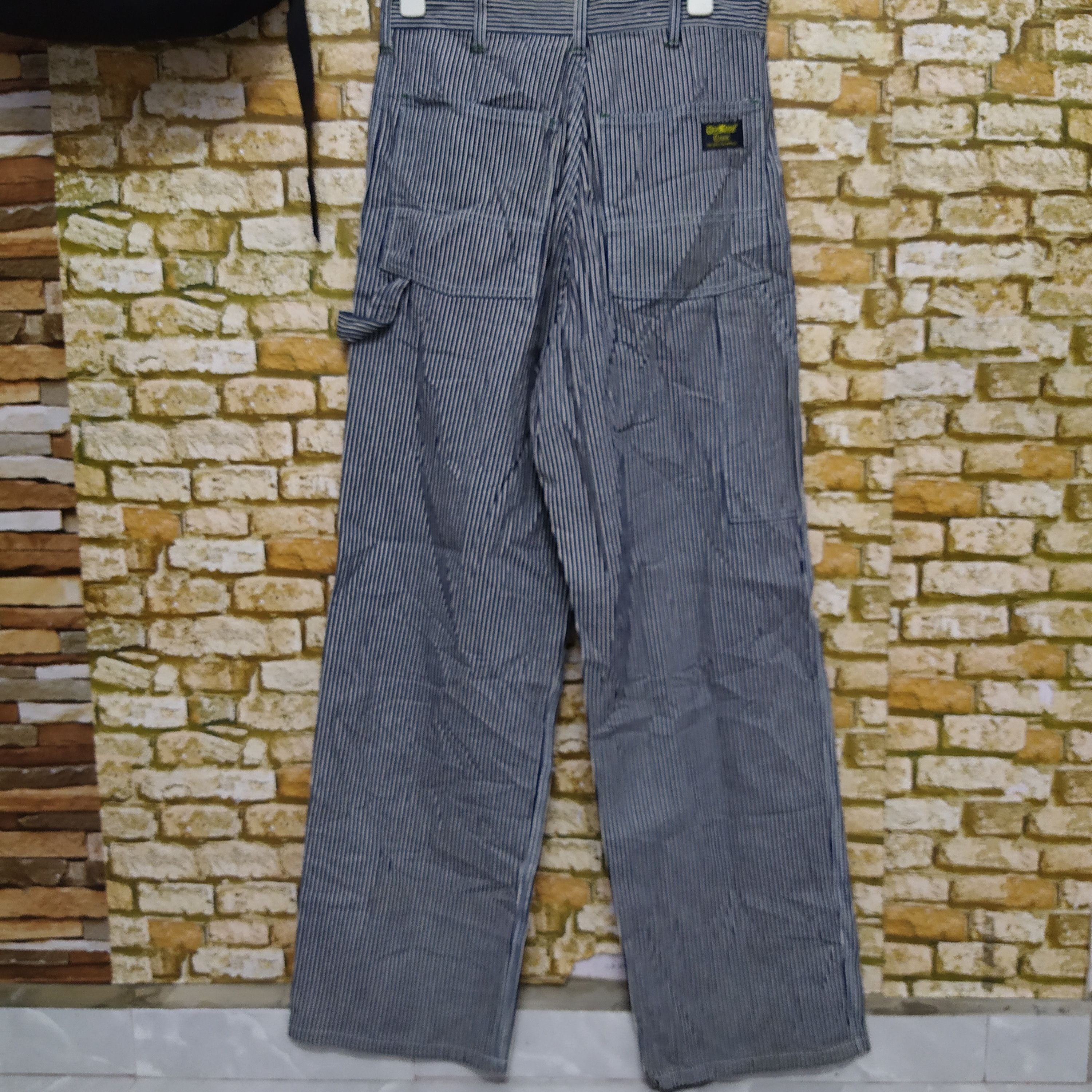 Oshkosh × Vintage OSHKOSH HICKORY CARPENTER DENIM (D223) Size US 28 / EU 44 - 1 Thumbnail