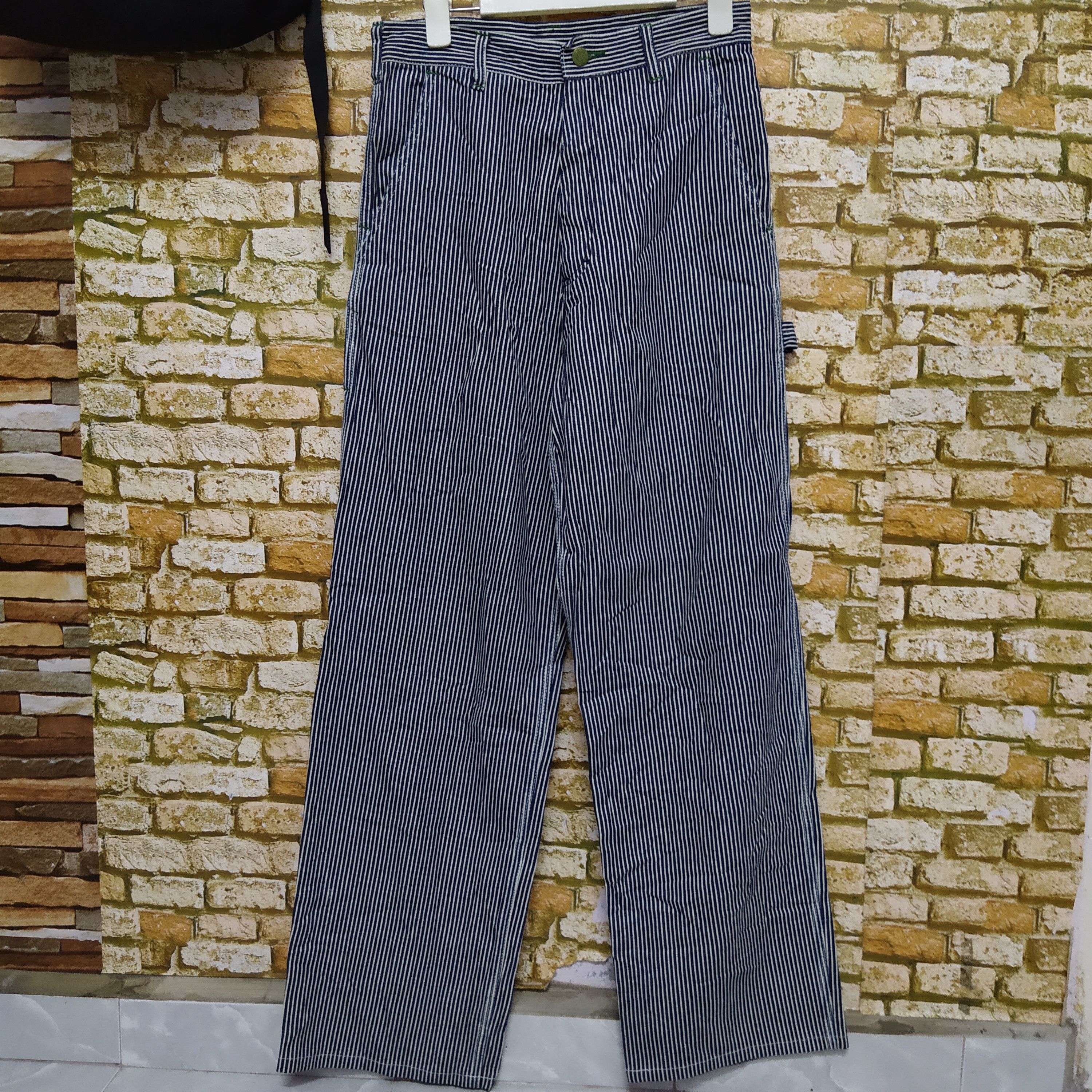 Oshkosh × Vintage OSHKOSH HICKORY CARPENTER DENIM (D223) Size US 28 / EU 44 - 5 Thumbnail
