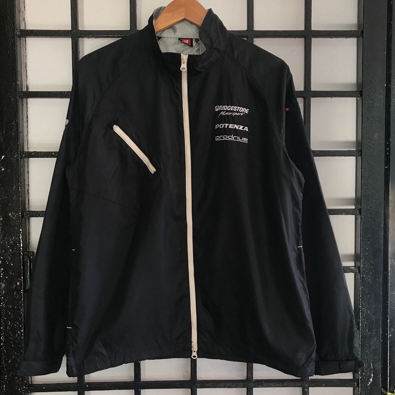 Japanese Brand × Vintage 🔥 Vintage POTENZA BY BRIDGESTONE Windbreaker Jacket Size US L / EU 52-54 / 3 - 1 Thumbnail