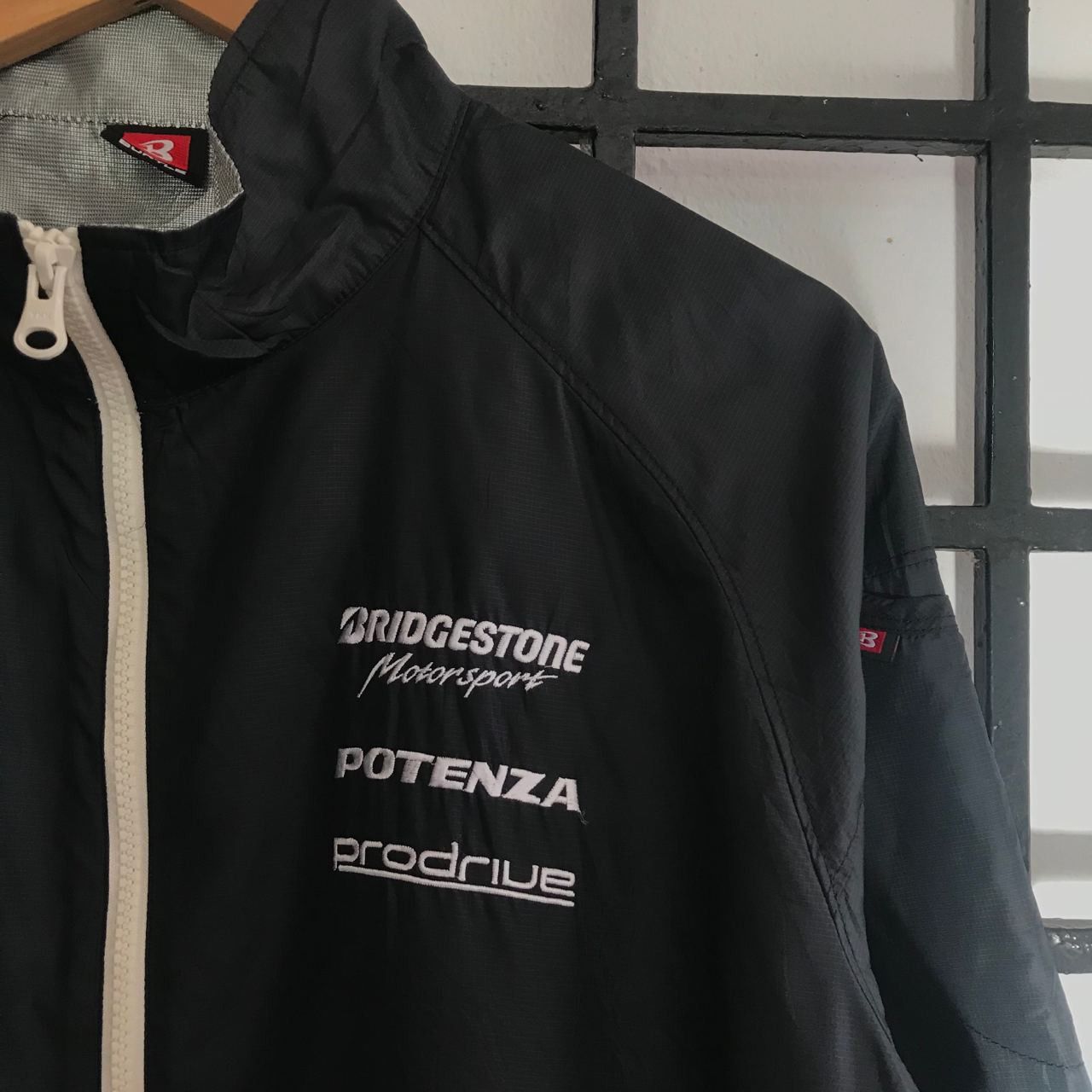 Japanese Brand × Vintage 🔥 Vintage POTENZA BY BRIDGESTONE Windbreaker Jacket Size US L / EU 52-54 / 3 - 2 Thumbnail