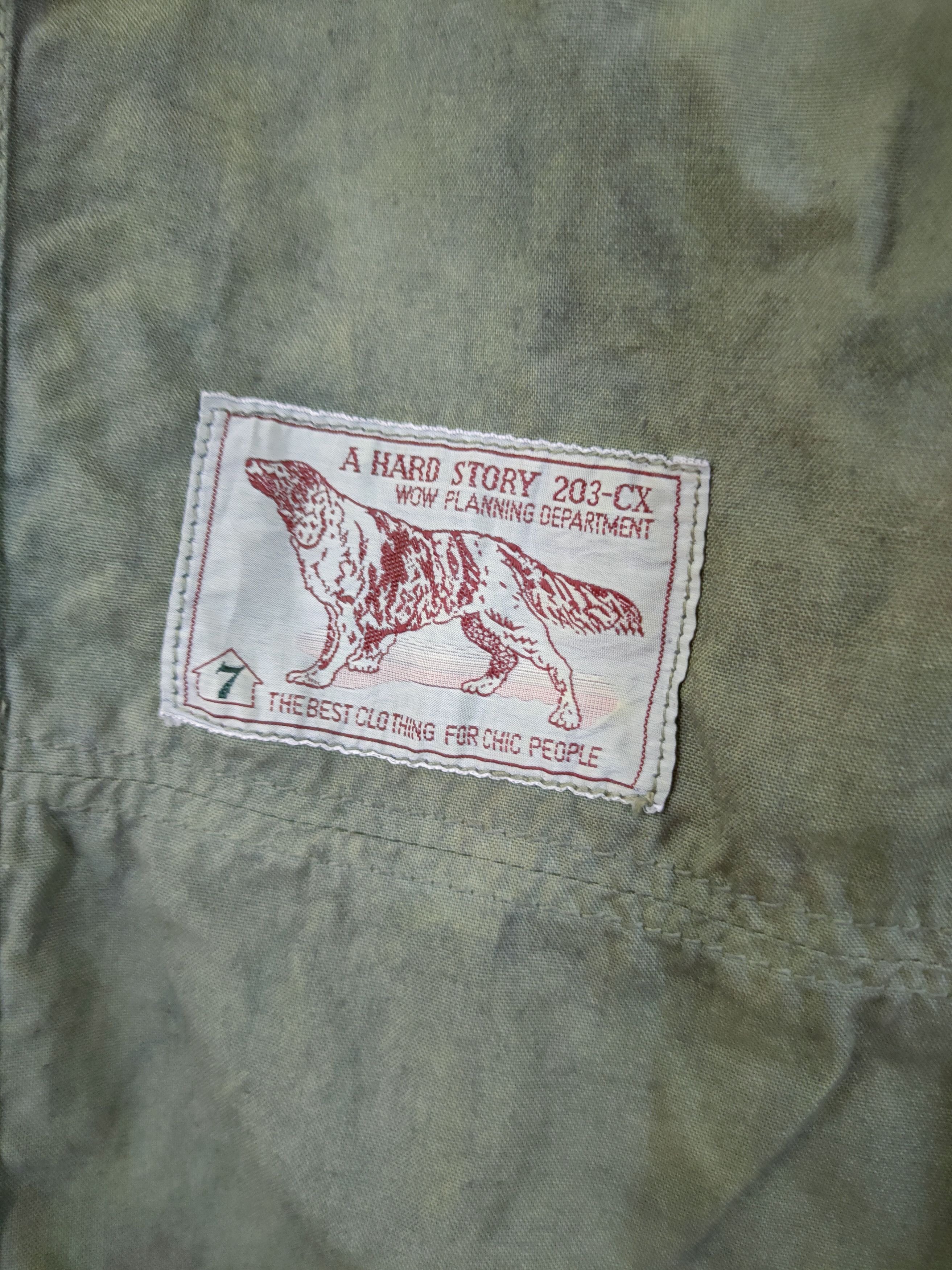 Japanese Brand SIZE 24 wow faded green multi pocket cargo pants #46- 623 Size 24" / US 00 / IT 34 - 4 Thumbnail