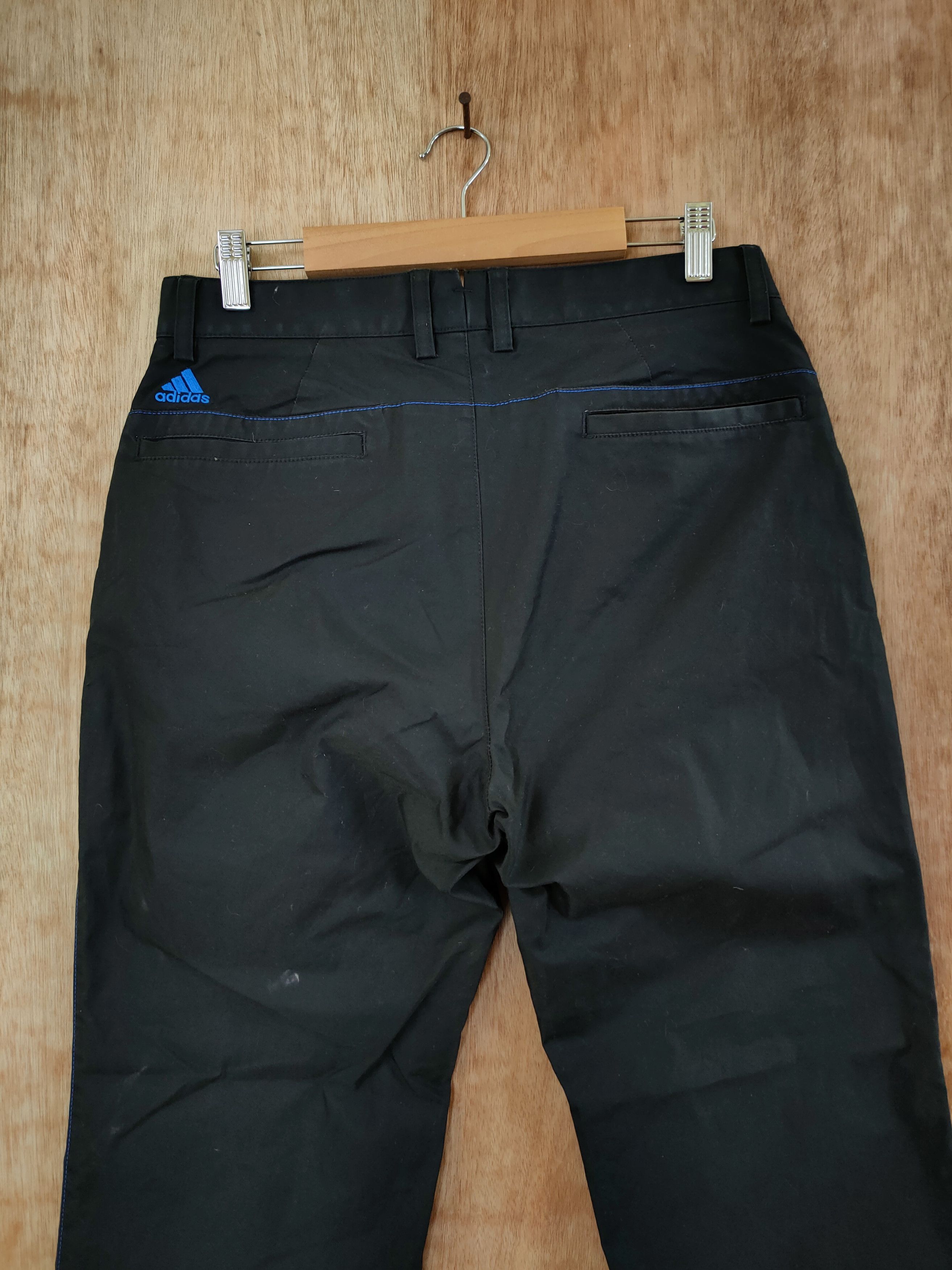 Adidas Adidas black thin cargo casual pants #46-618 Size US 30 / EU 46 - 7 Thumbnail