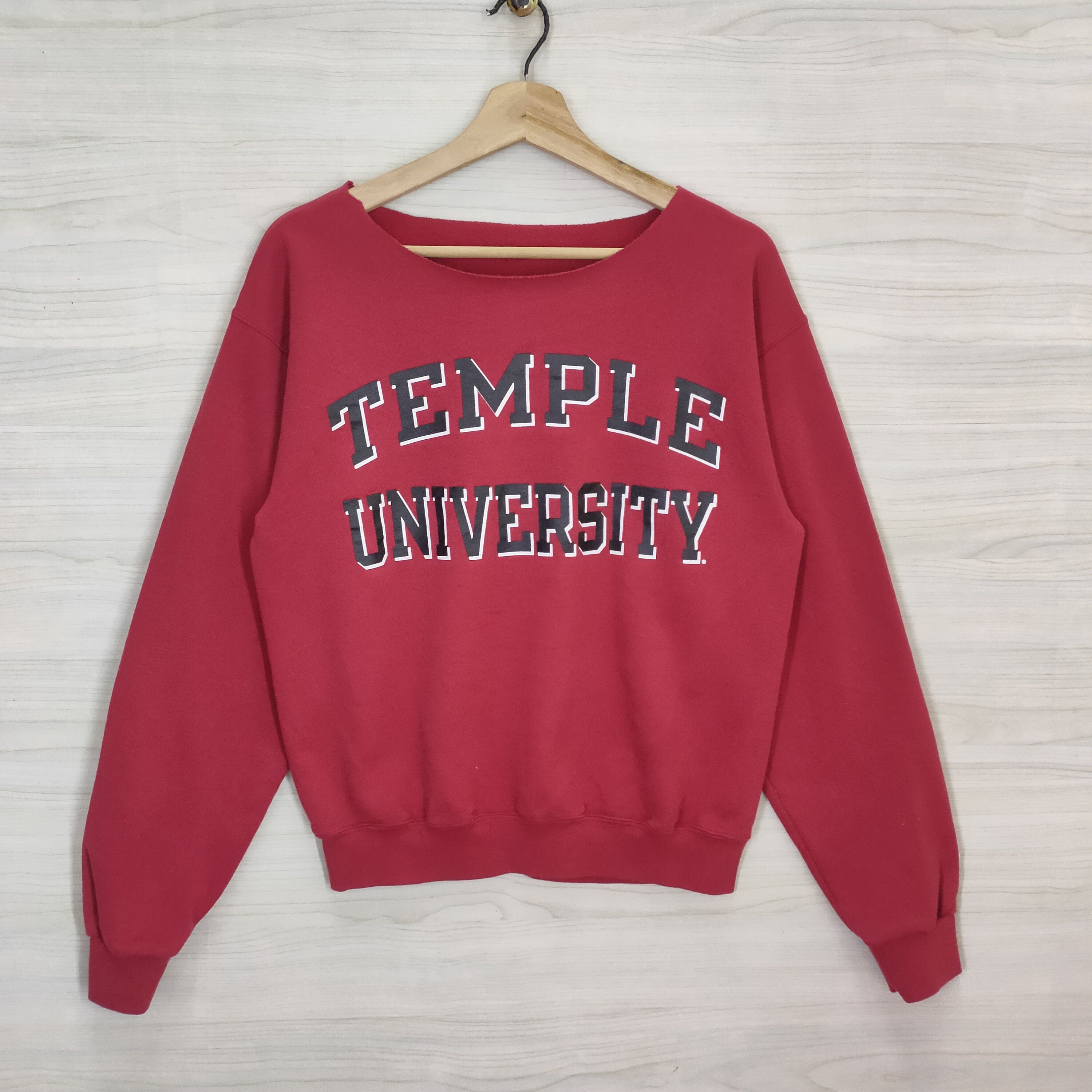 Vintage Temple University Crewneck Grailed