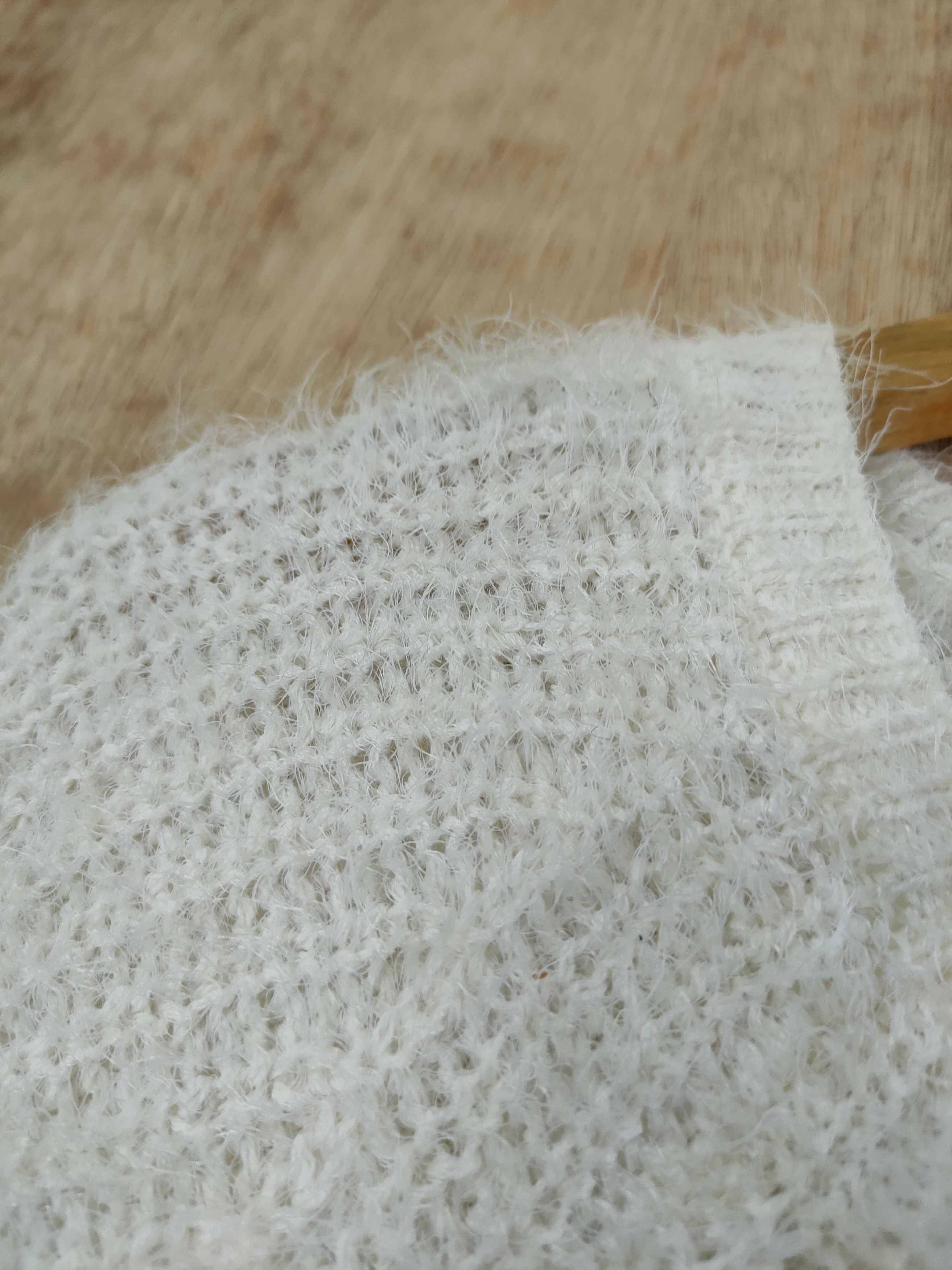 Homespun Knitwear × Japanese Brand Miller Feuille mohair fur shaggy long knitwear #46-579 Size M / US 6-8 / IT 42-44 - 7 Thumbnail
