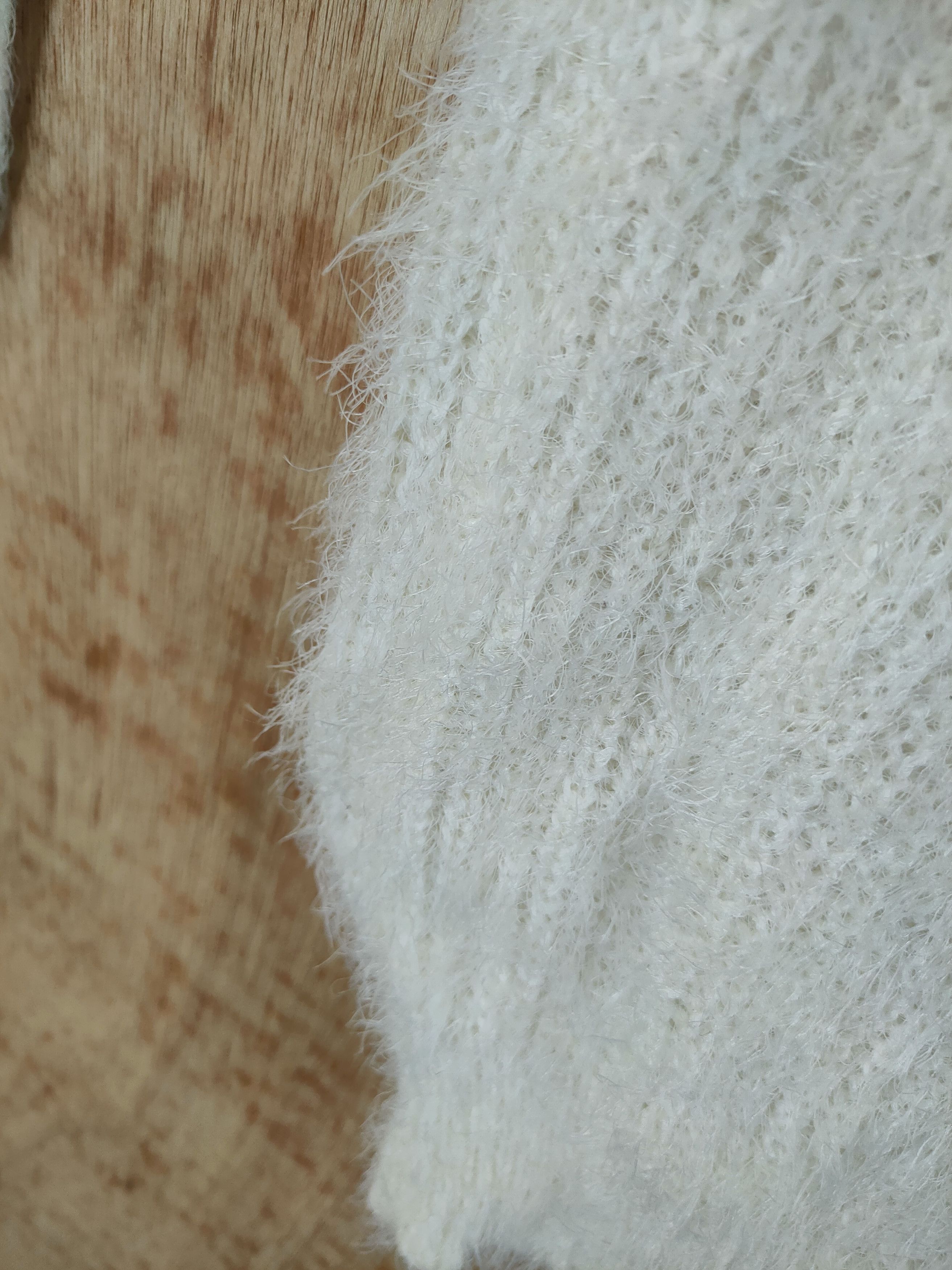 Homespun Knitwear × Japanese Brand Miller Feuille mohair fur shaggy long knitwear #46-579 Size M / US 6-8 / IT 42-44 - 8 Thumbnail