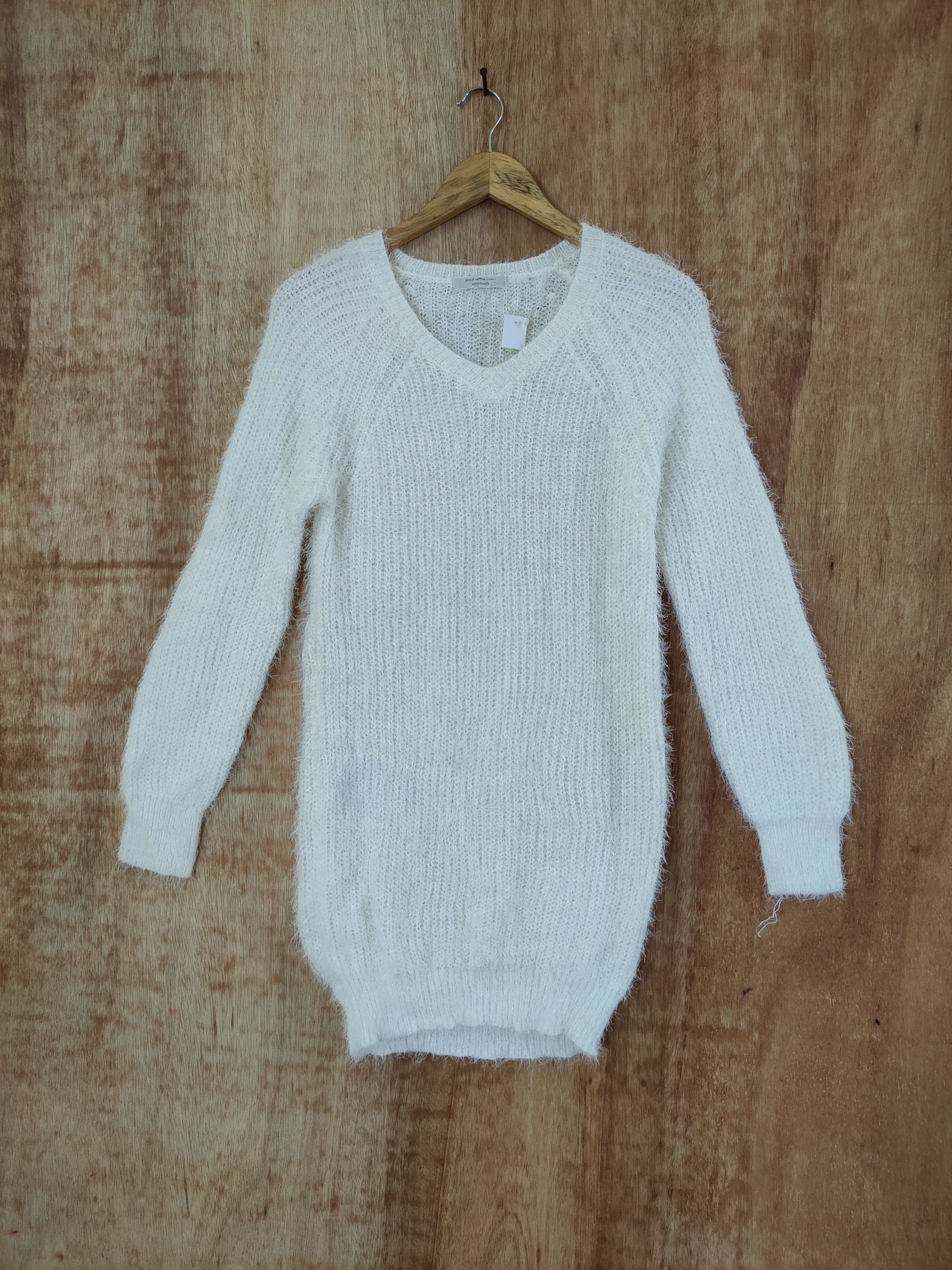 Homespun Knitwear × Japanese Brand Miller Feuille mohair fur shaggy long knitwear #46-579 Size M / US 6-8 / IT 42-44 - 1 Thumbnail