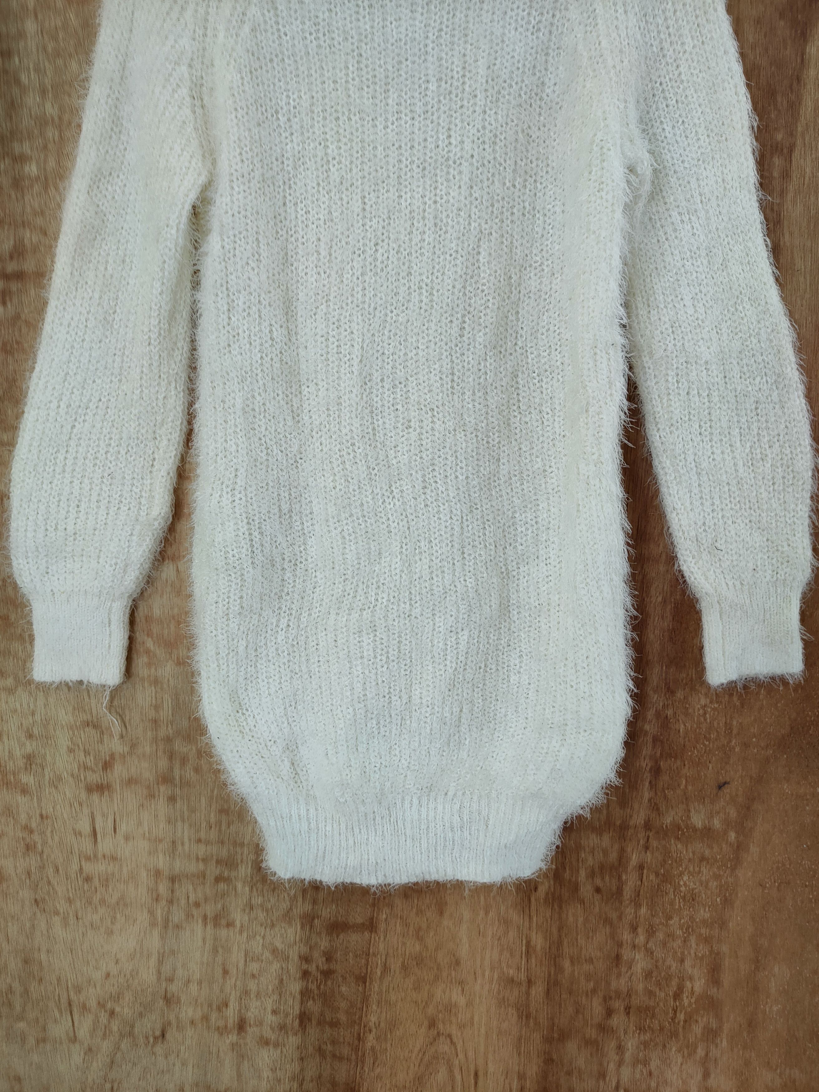 Homespun Knitwear × Japanese Brand Miller Feuille mohair fur shaggy long knitwear #46-579 Size M / US 6-8 / IT 42-44 - 11 Thumbnail