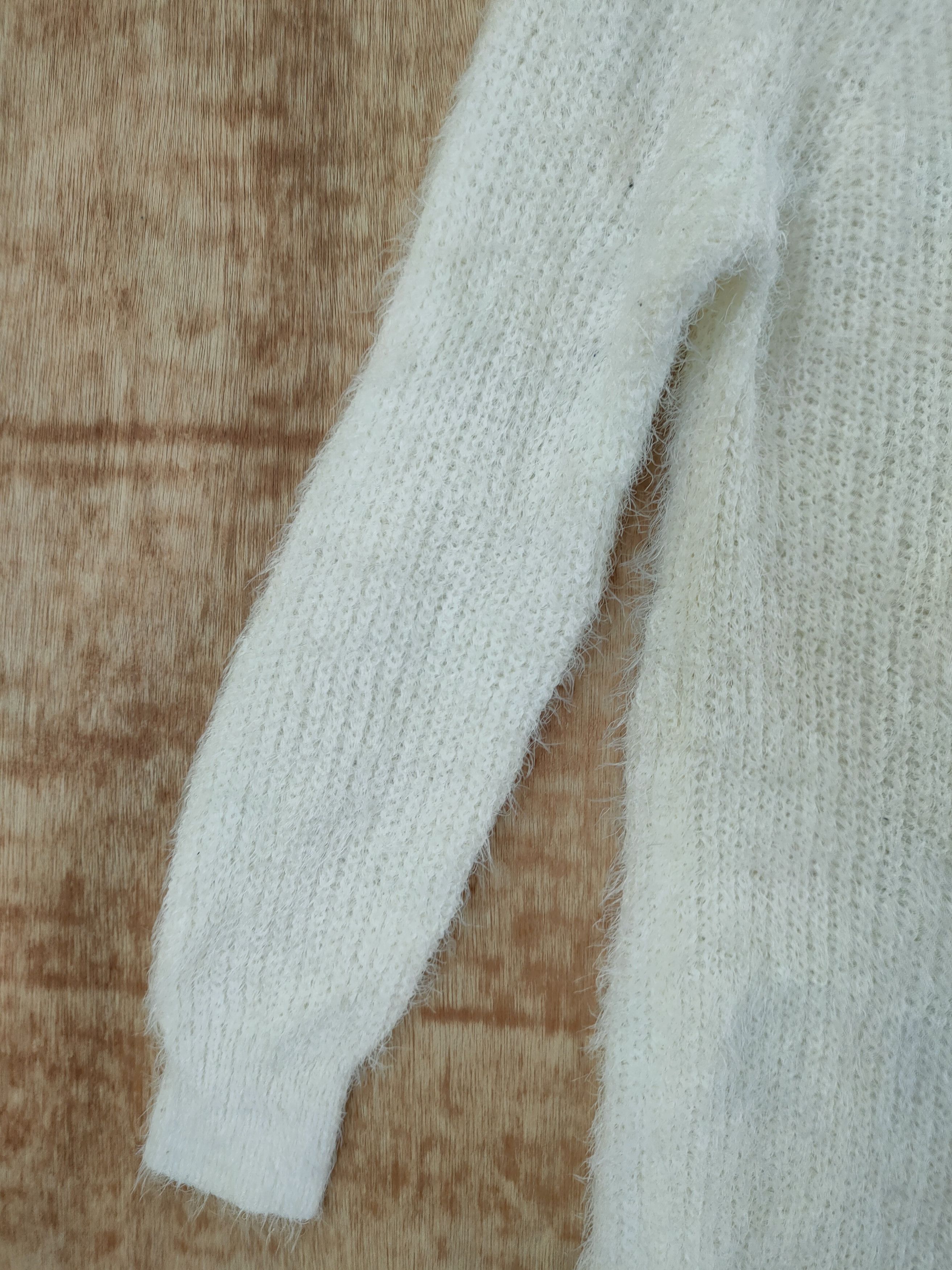 Homespun Knitwear × Japanese Brand Miller Feuille mohair fur shaggy long knitwear #46-579 Size M / US 6-8 / IT 42-44 - 4 Thumbnail