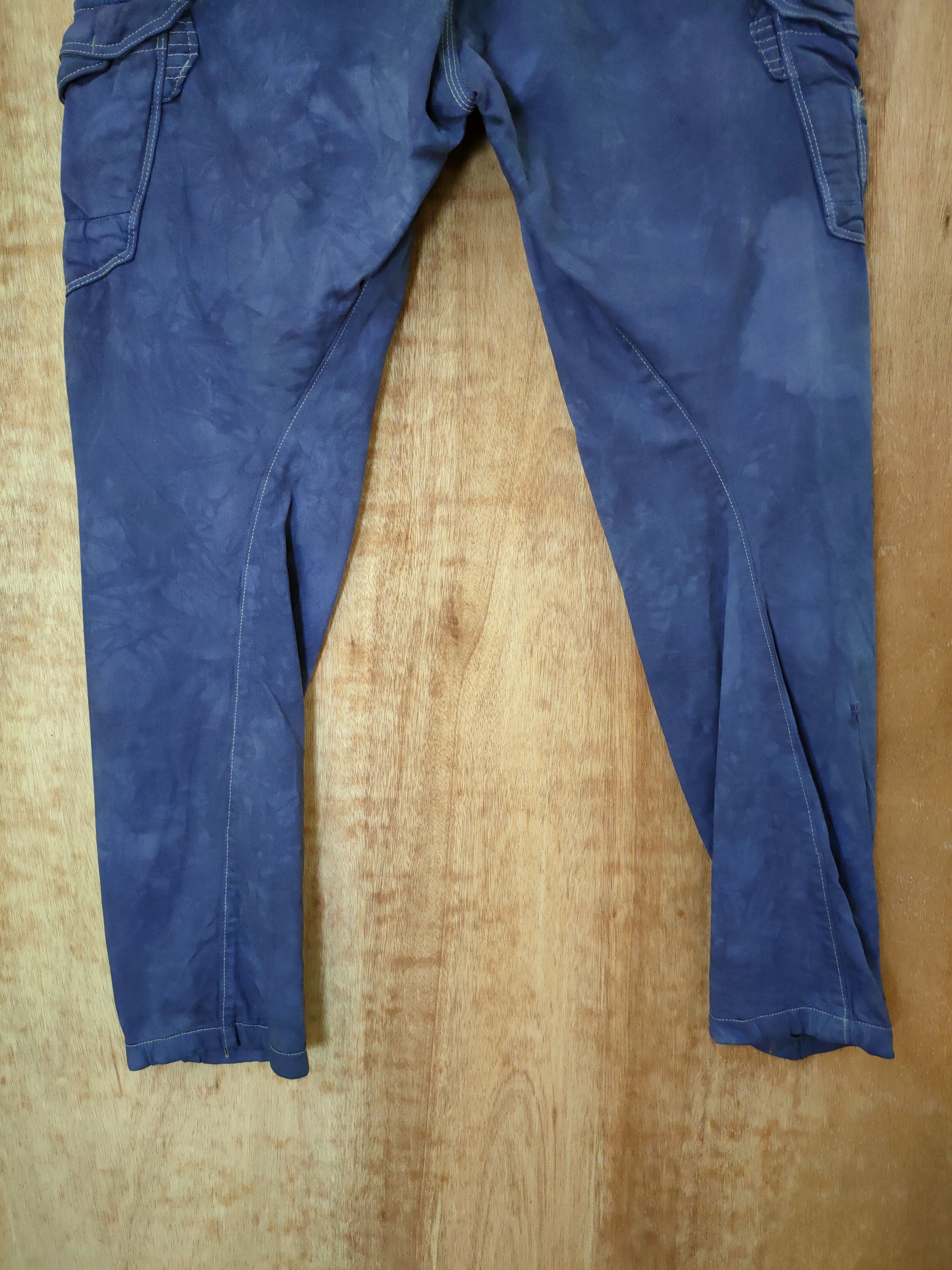 Japanese Brand DL Evenriver thrashed faded distressed cargo pants #46-624 Size 33" - 9 Thumbnail