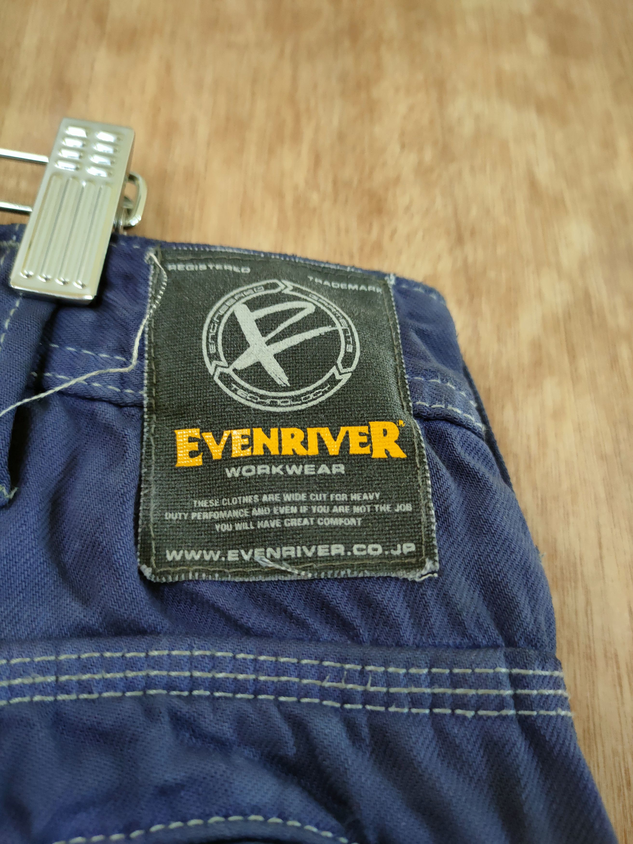 Japanese Brand DL Evenriver thrashed faded distressed cargo pants #46-624 Size 33" - 11 Thumbnail