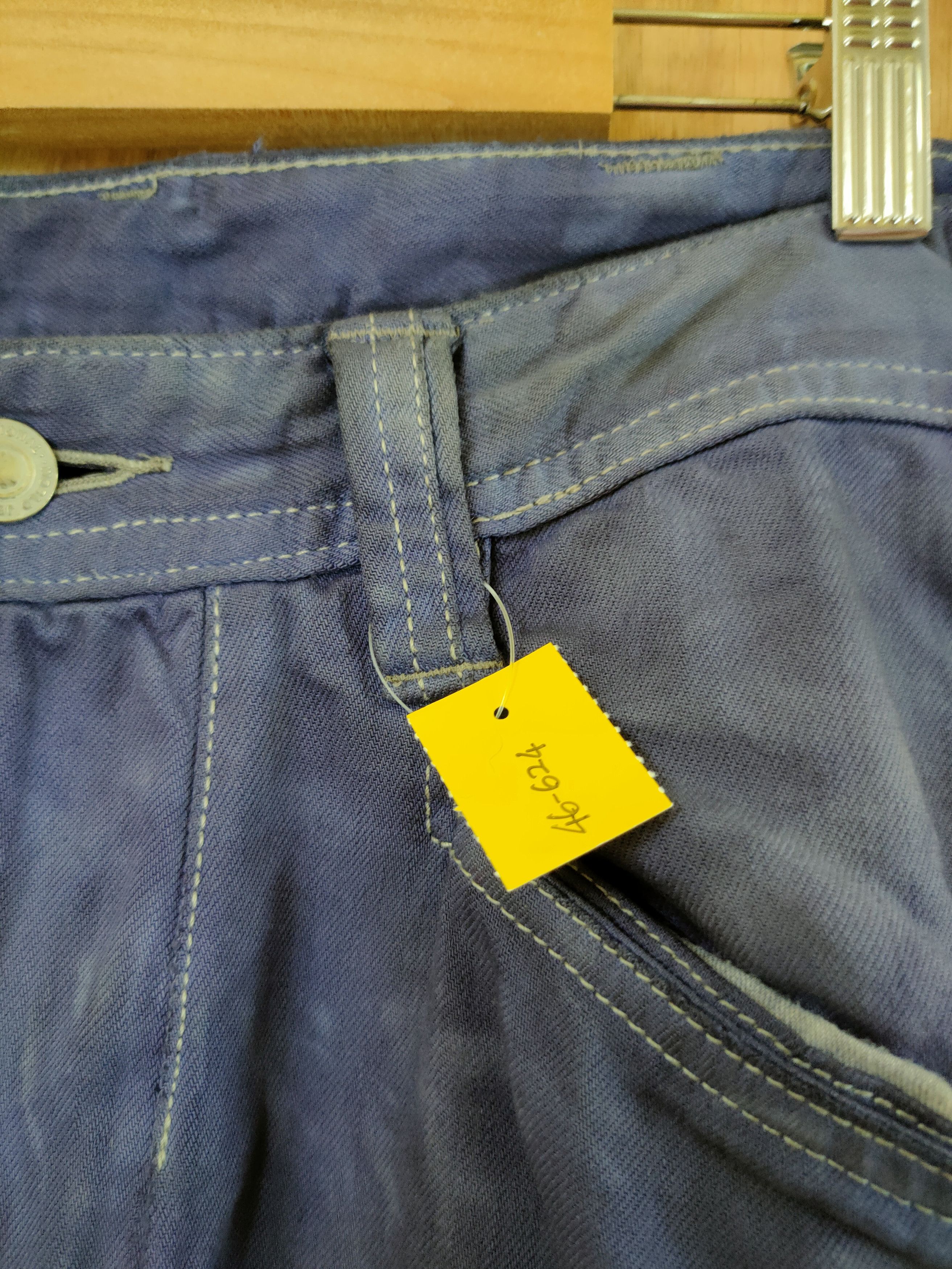 Japanese Brand DL Evenriver thrashed faded distressed cargo pants #46-624 Size 33" - 6 Thumbnail