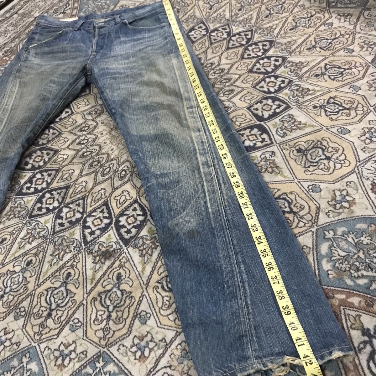Levi's Levis Red Distressed Engineered Jeans J22174 Size US 30 / EU 46 - 17 Thumbnail