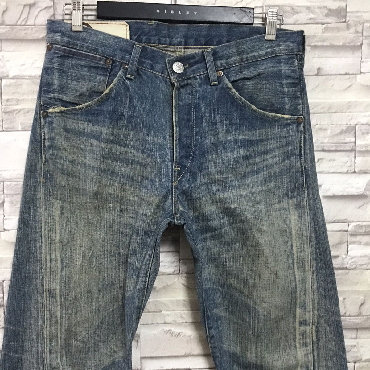 Levi's Levis Red Distressed Engineered Jeans J22174 Size US 30 / EU 46 - 4 Thumbnail