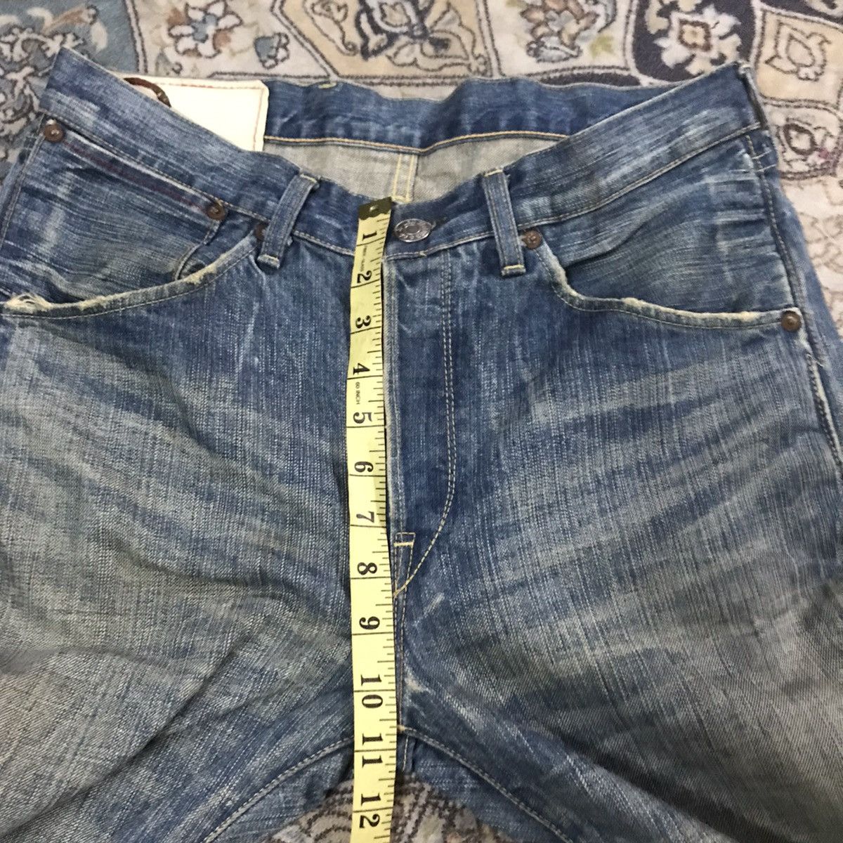 Levi's Levis Red Distressed Engineered Jeans J22174 Size US 30 / EU 46 - 19 Thumbnail