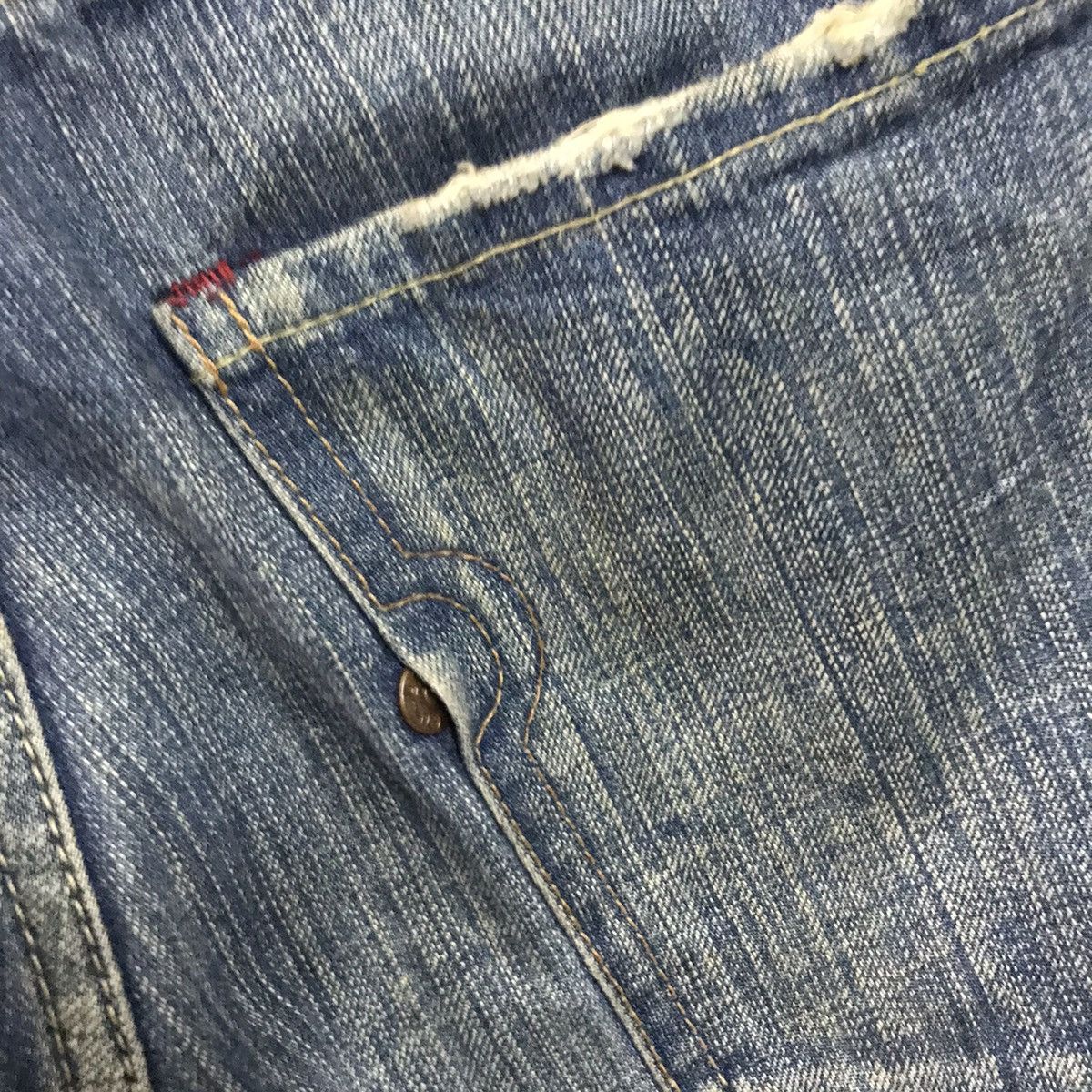 Levi's Levis Red Distressed Engineered Jeans J22174 Size US 30 / EU 46 - 12 Thumbnail