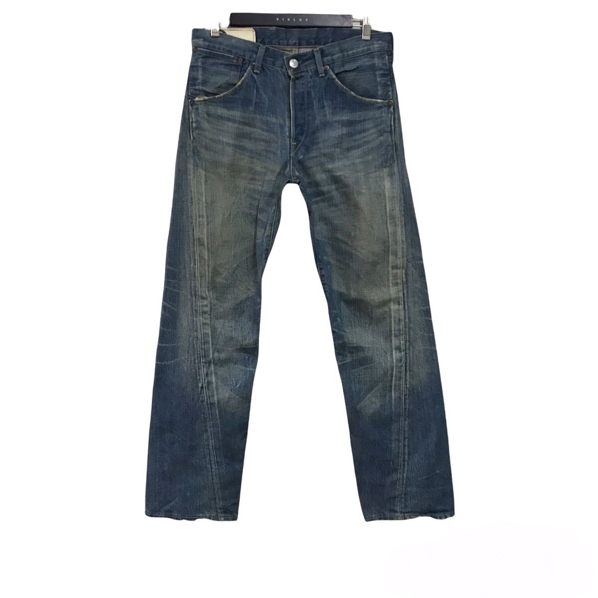 Levi's Levis Red Distressed Engineered Jeans J22174 Size US 30 / EU 46 - 1 Thumbnail