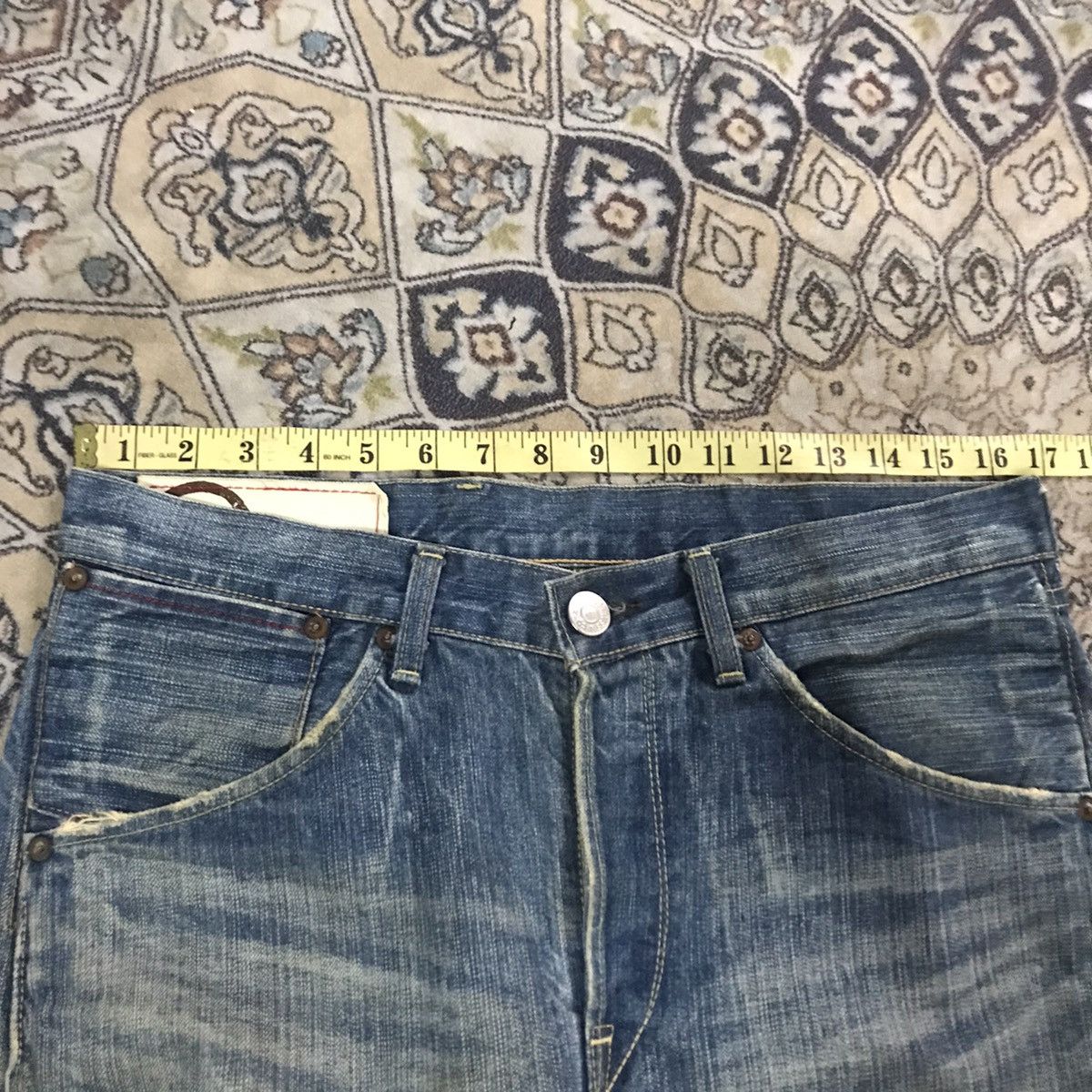 Levi's Levis Red Distressed Engineered Jeans J22174 Size US 30 / EU 46 - 16 Thumbnail