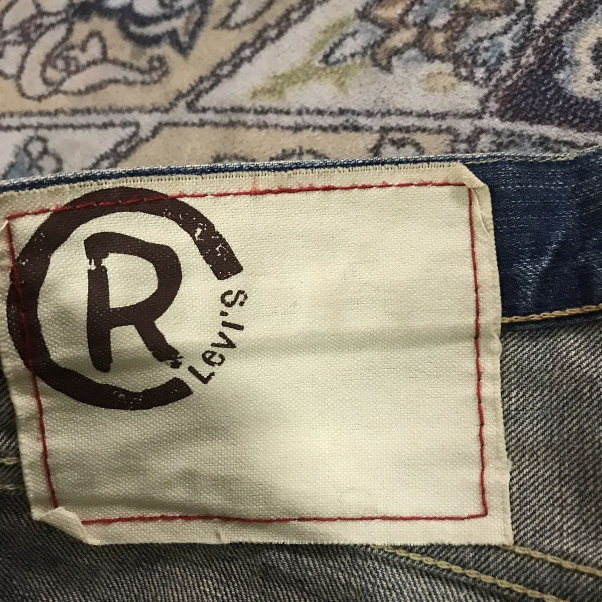 Levi's Levis Red Distressed Engineered Jeans J22174 Size US 30 / EU 46 - 13 Thumbnail