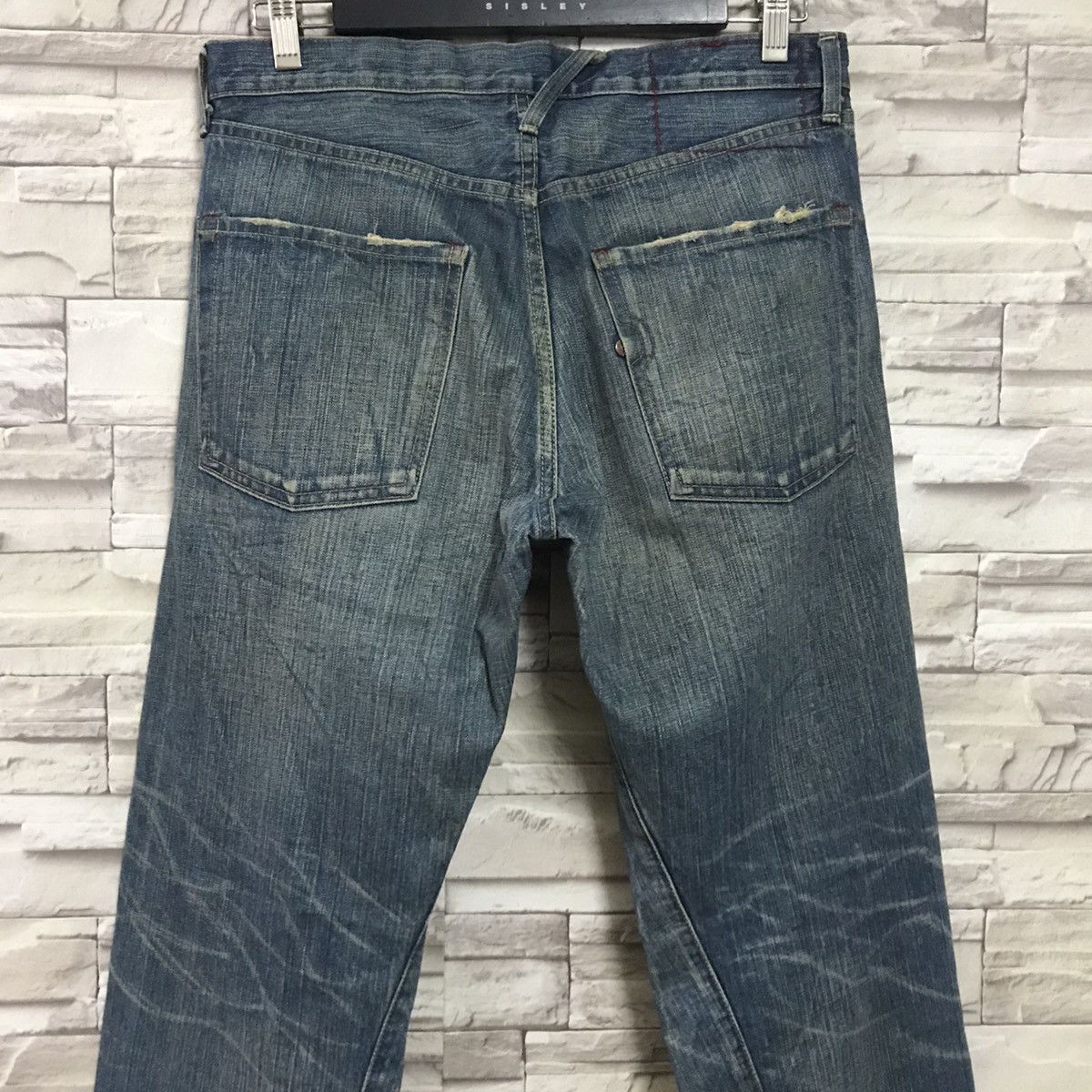 Levi's Levis Red Distressed Engineered Jeans J22174 Size US 30 / EU 46 - 10 Thumbnail